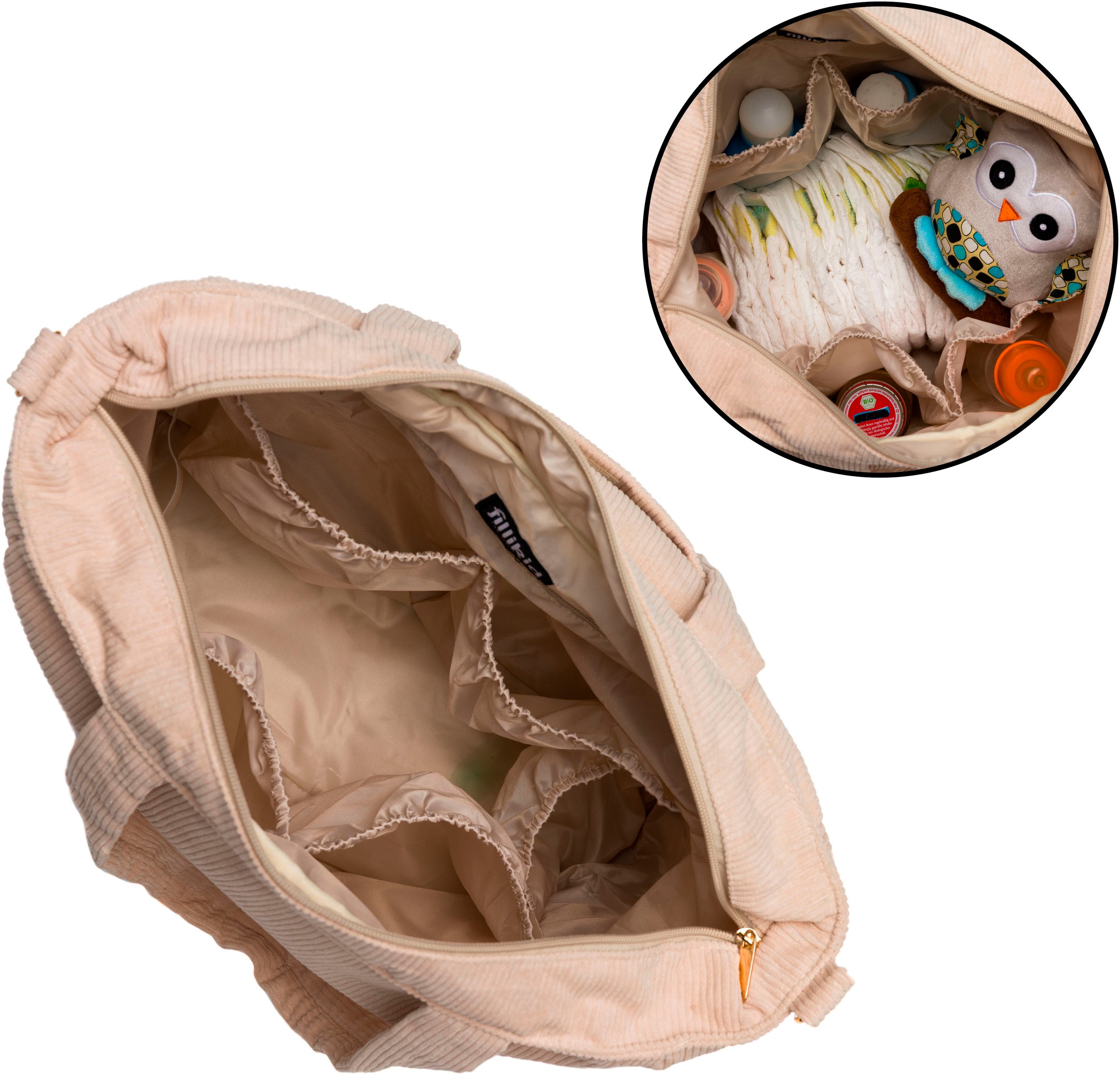 Fillikid Wickeltasche »Cord«, inklusive Thermotasche