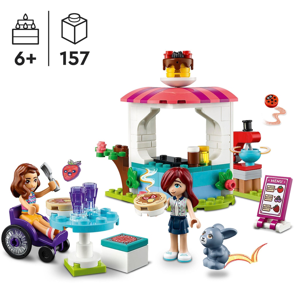LEGO® Konstruktionsspielsteine »Pfannkuchen-Shop (41753), LEGO® Friends«, (157 St.)