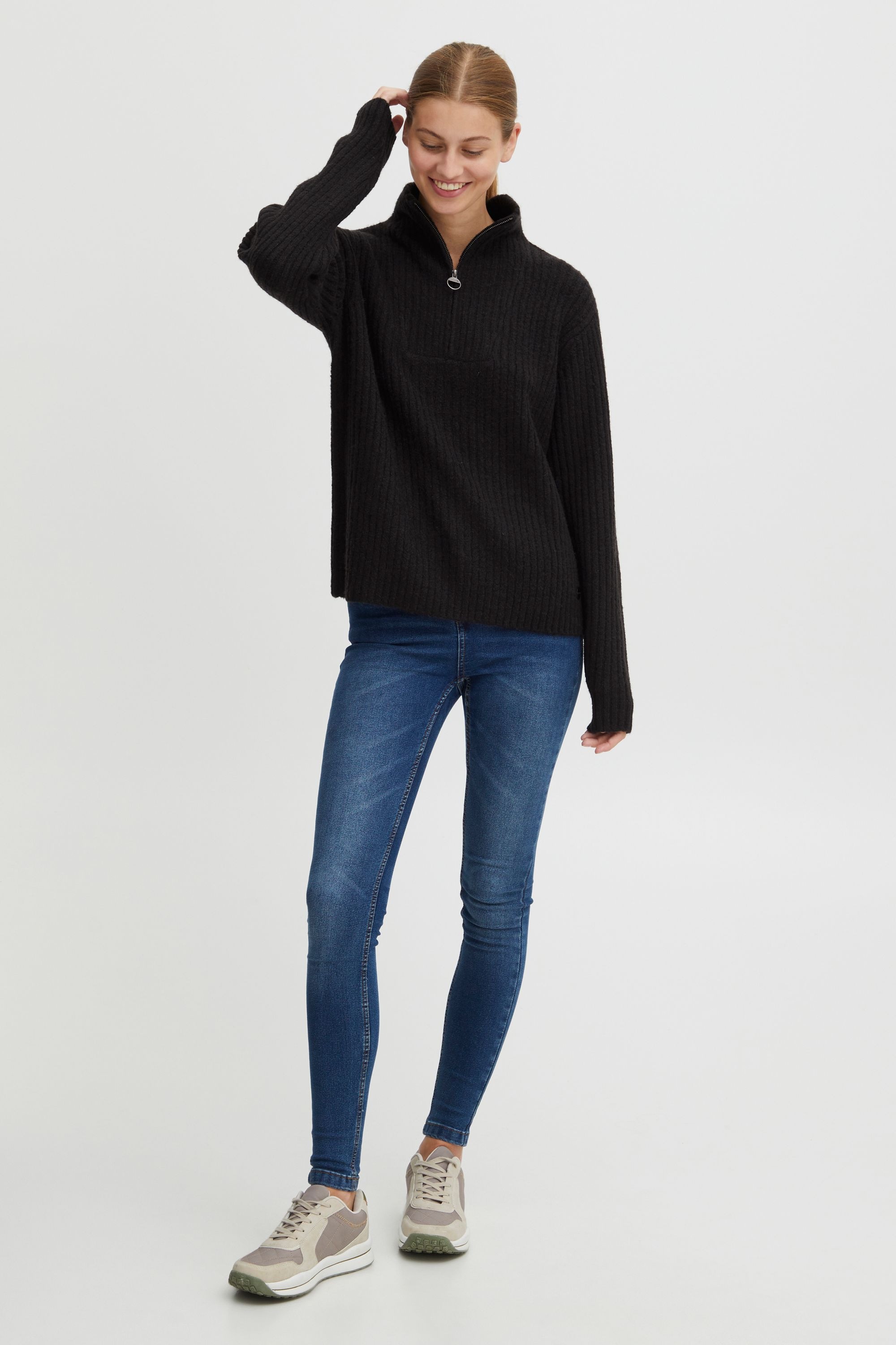 OXMO Strickjacke »Troyer OXSaline«