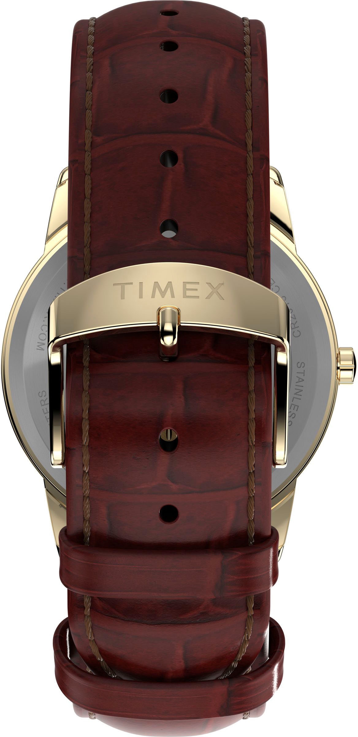 Timex Quarzuhr »EASY READER CLASSIC«, Armbanduhr, Herrenuhr, Damenuhr,Lederarmband,Datum