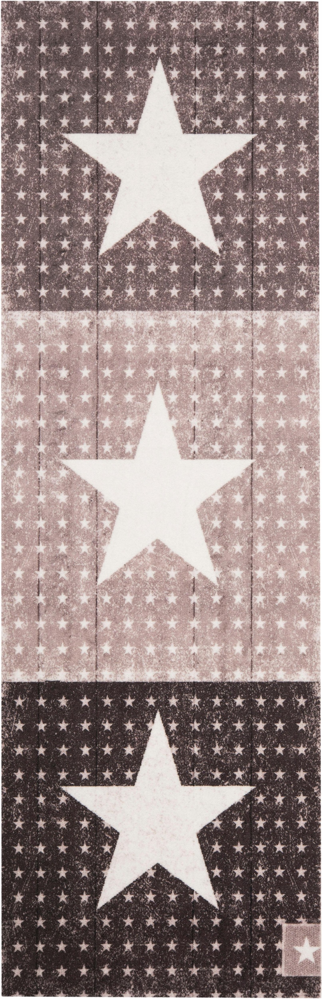 HANSE Home Läufer »Star Boulevard«, rechteckig, 5 mm Höhe, Sternen Motiv, Läufer, Robust, Pflegeleicht, Waschbar, Rutschhemmend