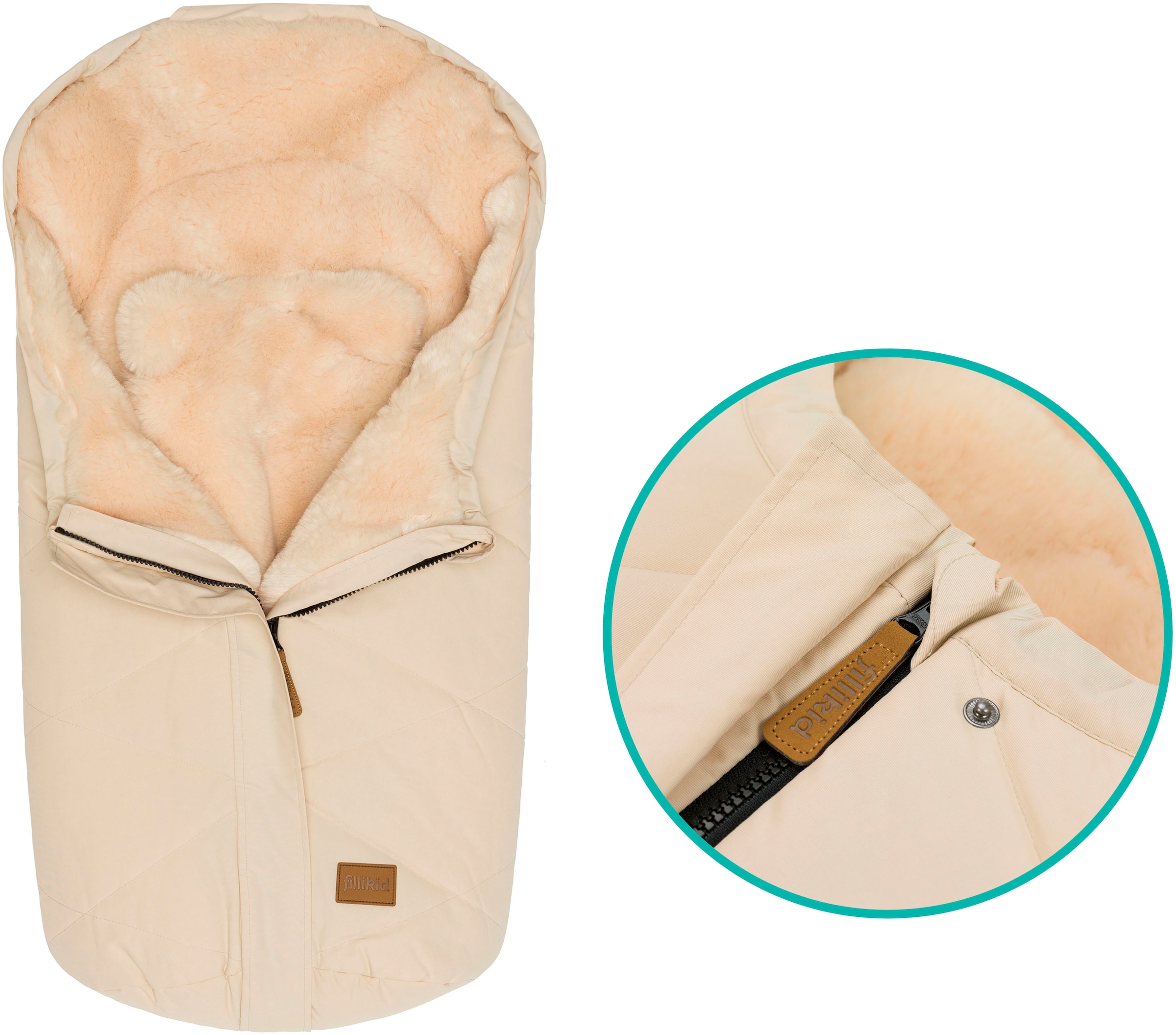 Fillikid Fußsack »Vegan Style, Winterfußsack«