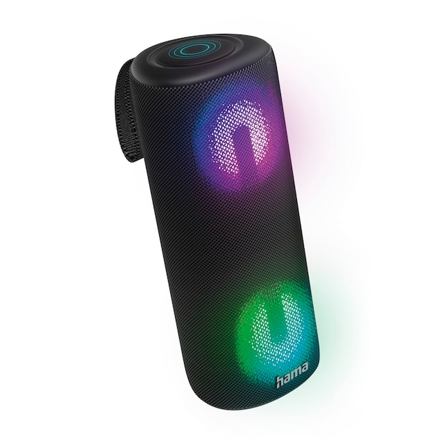 Hama Bluetooth-Lautsprecher »Tragbarer Bluetooth-Lautsprecher 24W  (wasserdicht, 10 Licht-Modi, TWS)« ➥ 3 Jahre XXL Garantie | UNIVERSAL