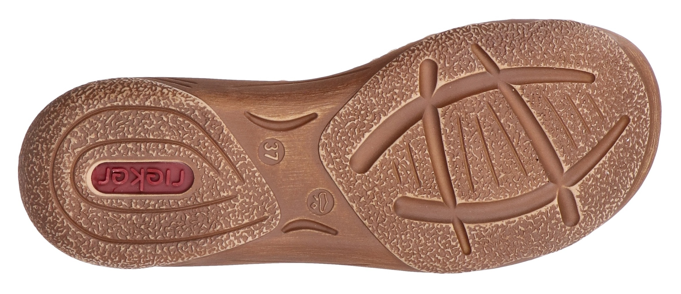 Rieker Sandale  Riemchensandale, Sommerschuh, Sandalette, Klettschuh mit Keilabsatz