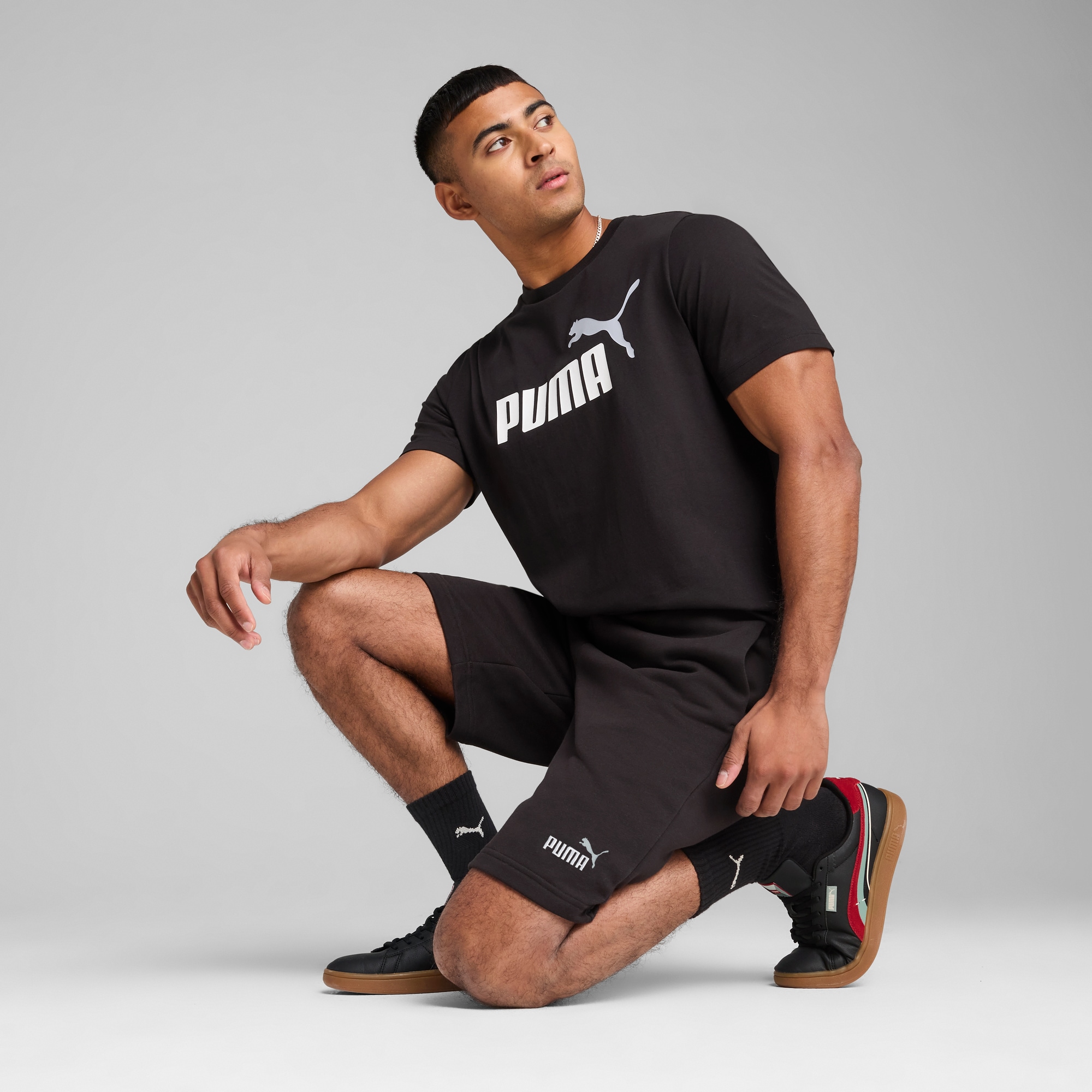 PUMA Trainingsshorts »ESS 2 COLOR NO. 1 LOGO SHORTS 10" TR«