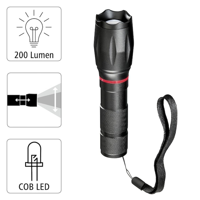 Hama LED Taschenlampe »LED-Taschenlampe 