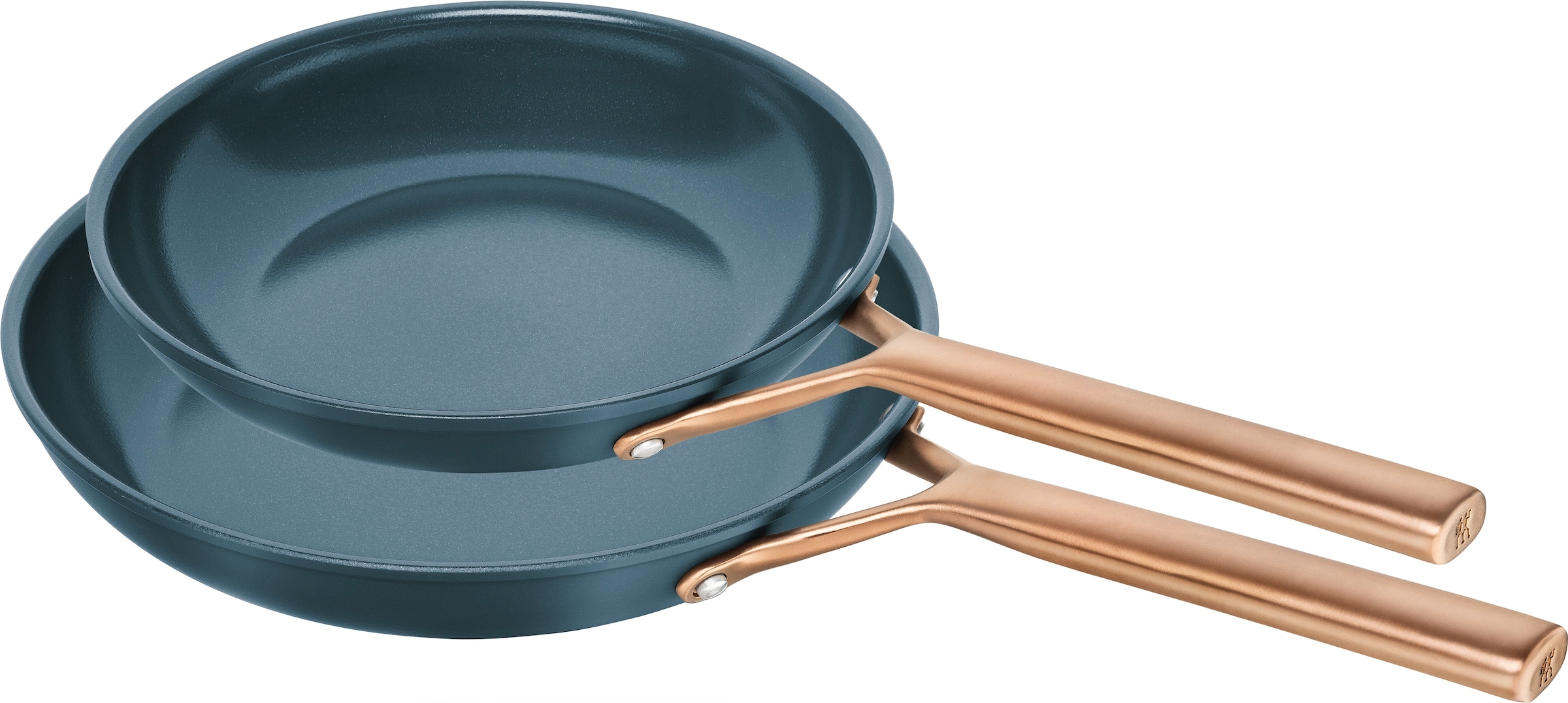 Zwilling Pfannen-Set »Milano« Aluminium Set, 2 tlg. Keramik-Antihaftbeschichtung, Induktion, Made in Italy