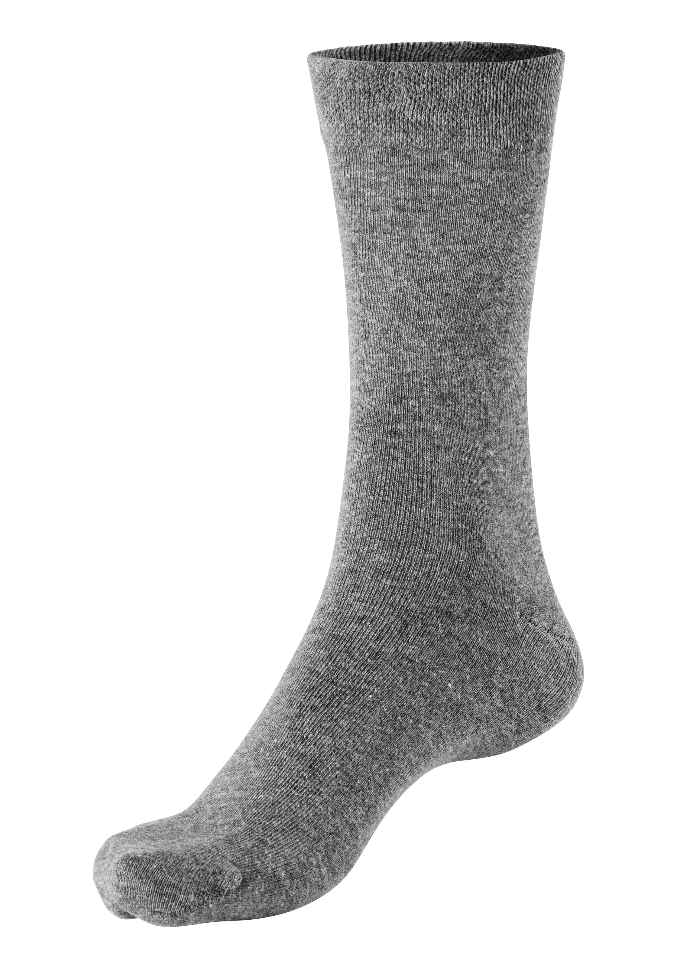 John Devin Businesssocken, (Packung, 3 Paar), mit längerer Schaftlänge, verpackt in einer Box