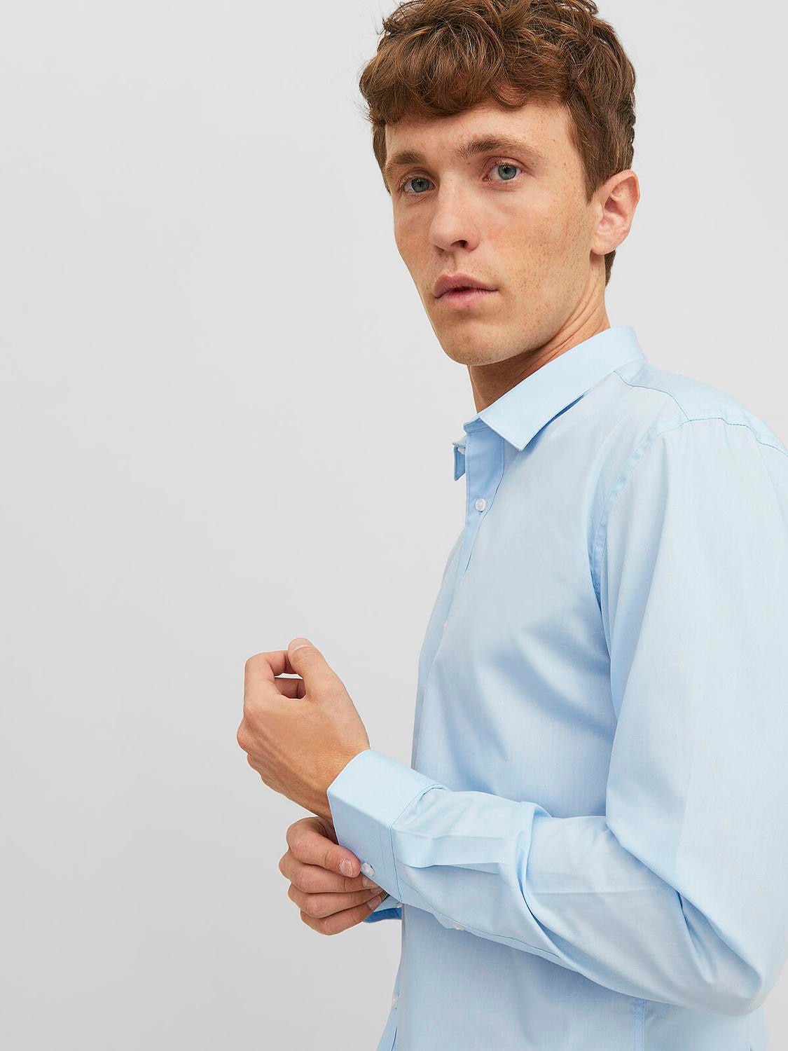 Jack & Jones Langarmhemd »JJJOE SHIRT LS PLAIN«