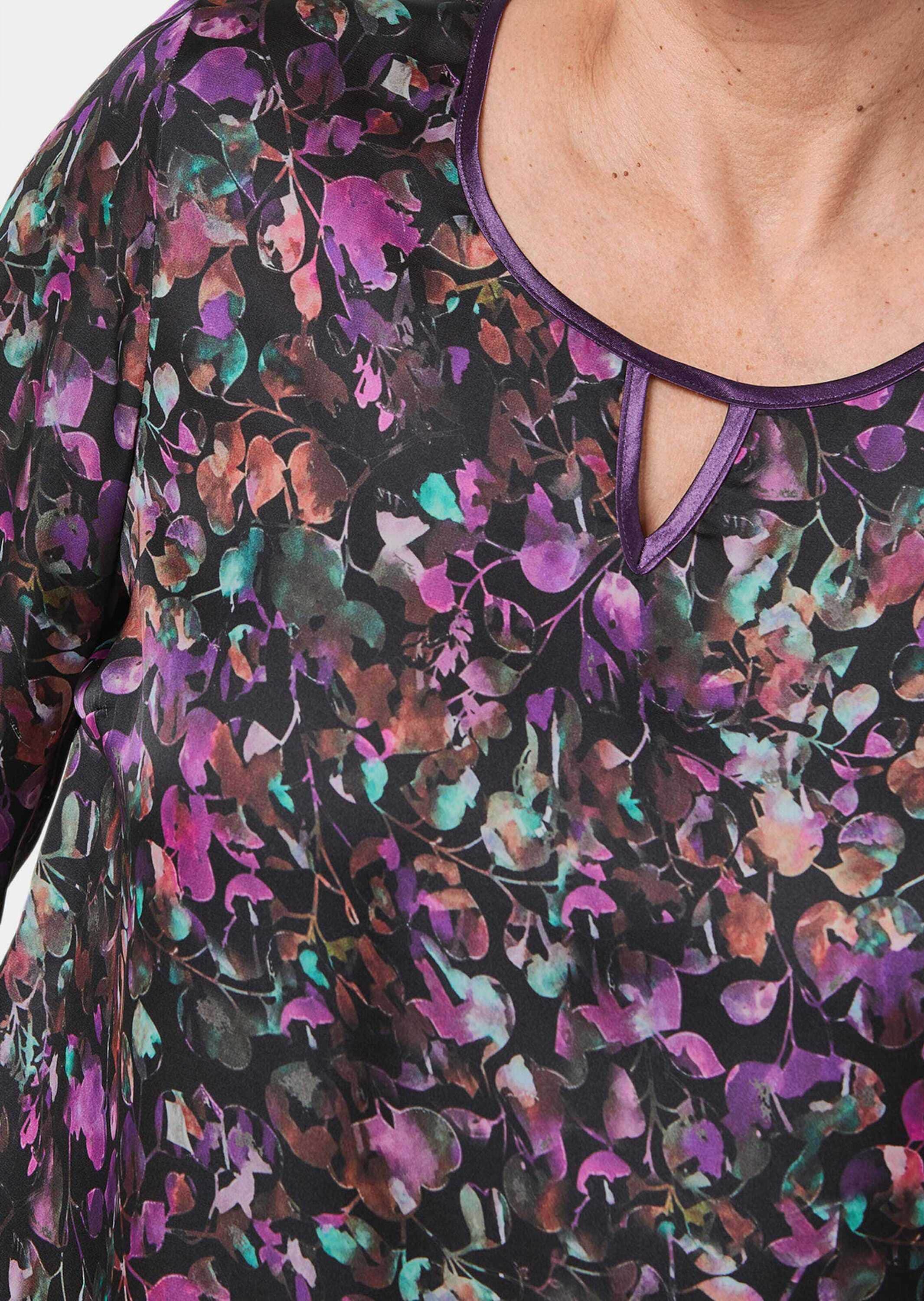 GOLDNER Druckbluse »Druckbluse Seidig fließende Druckbluse«