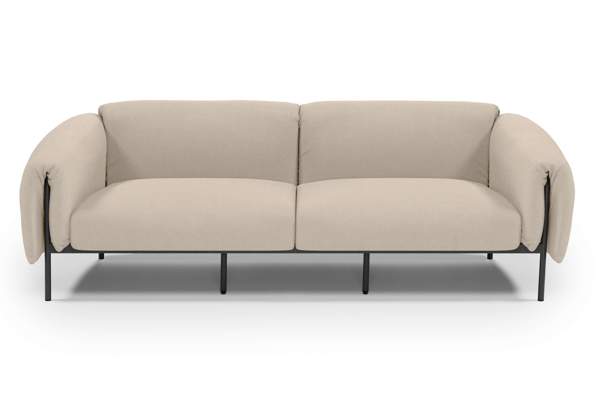 andas 3-Sitzer »Lumi«, Outdoor Gartensofa, wetterfeste Materialien, Breite 228 cm