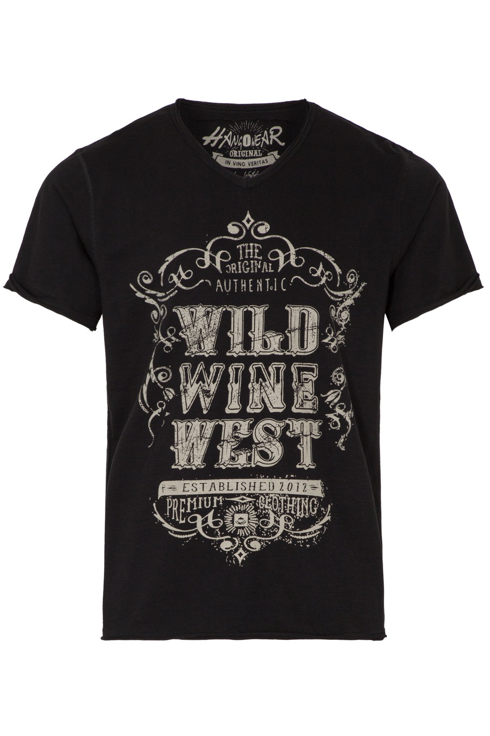 Hangowear Trachtenshirt, Herren, mit Wild-Wine-West Print kaufen
