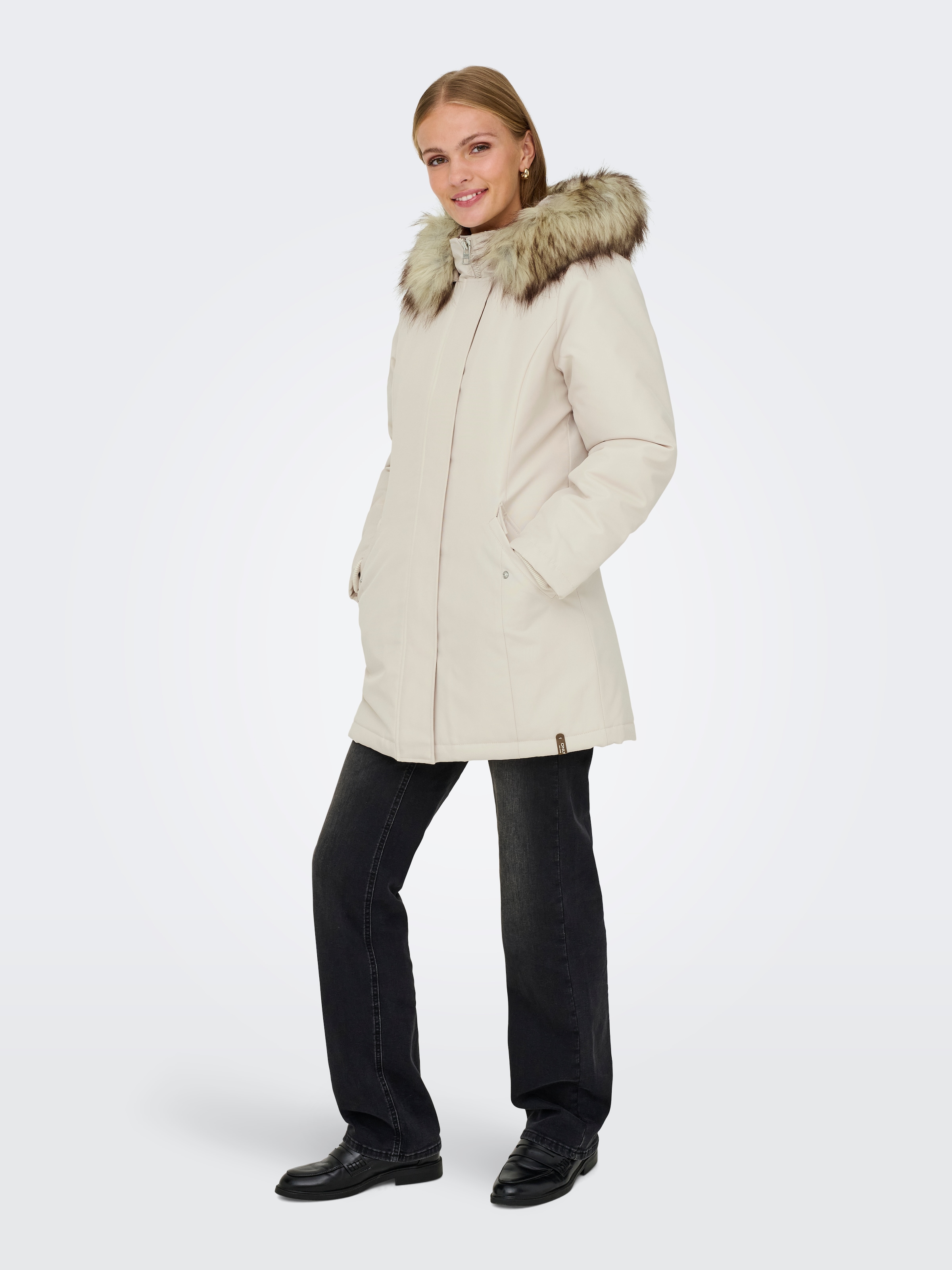 ONLY Parka »ONLNEWKATY PARKA LIFE OTW CC« mit Kapuze