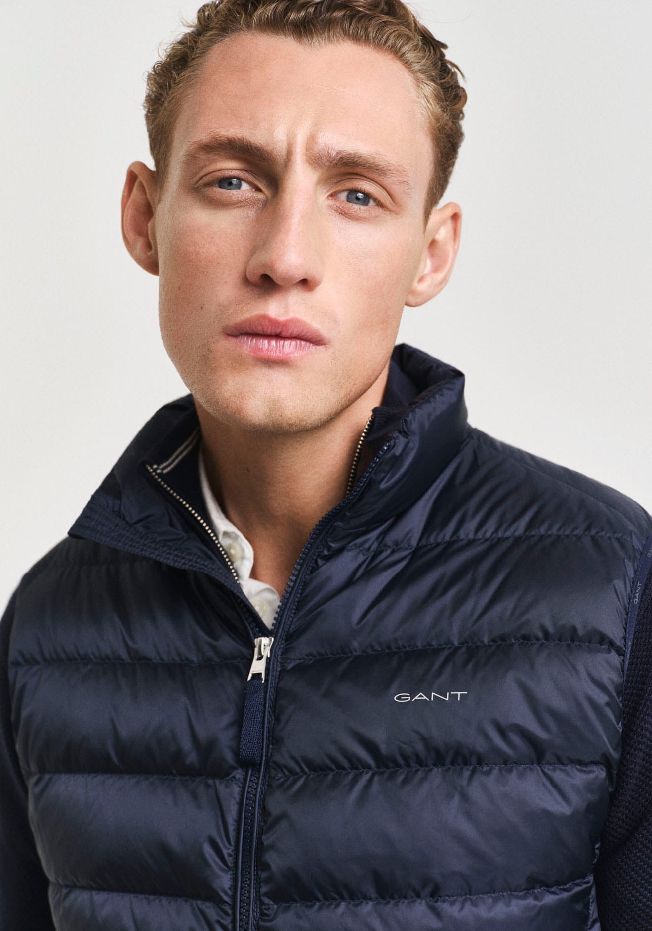 Gant Steppweste »LIGHT GILET«, im Streifen-Stepp-Look