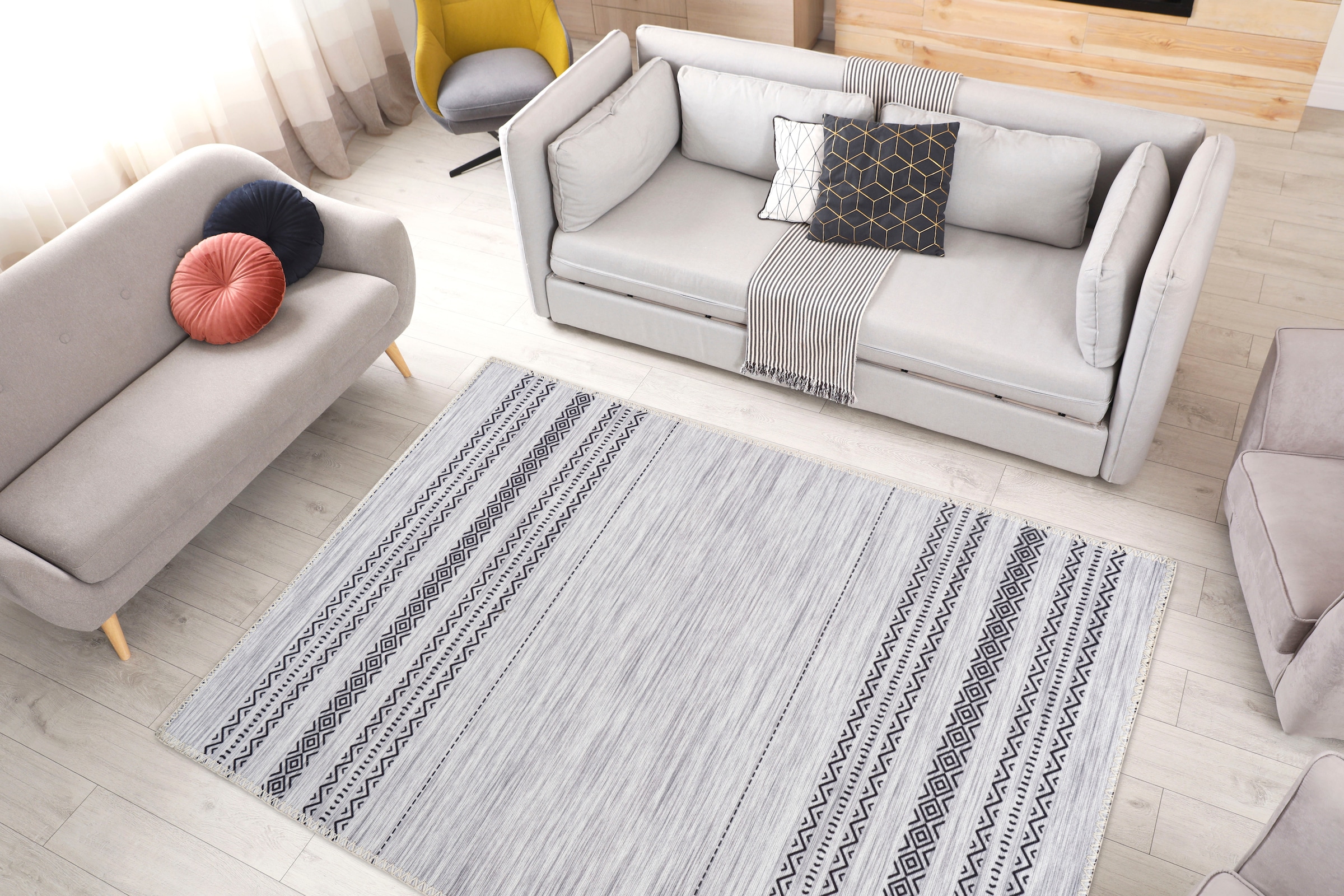 Arte Espina Teppich »Maya 100« rechteckig 5 mm Höhe