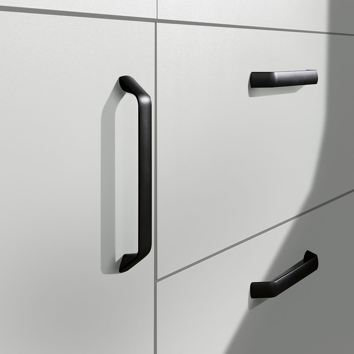 wiho Küchen Winkelküche »"Simi", mit verstellbaren Füßen, wahlweise mit E-Geräten,«, Soft-Close-Funktion in Schubkästen & Auszügen, Stellbreite 225/175 cm
