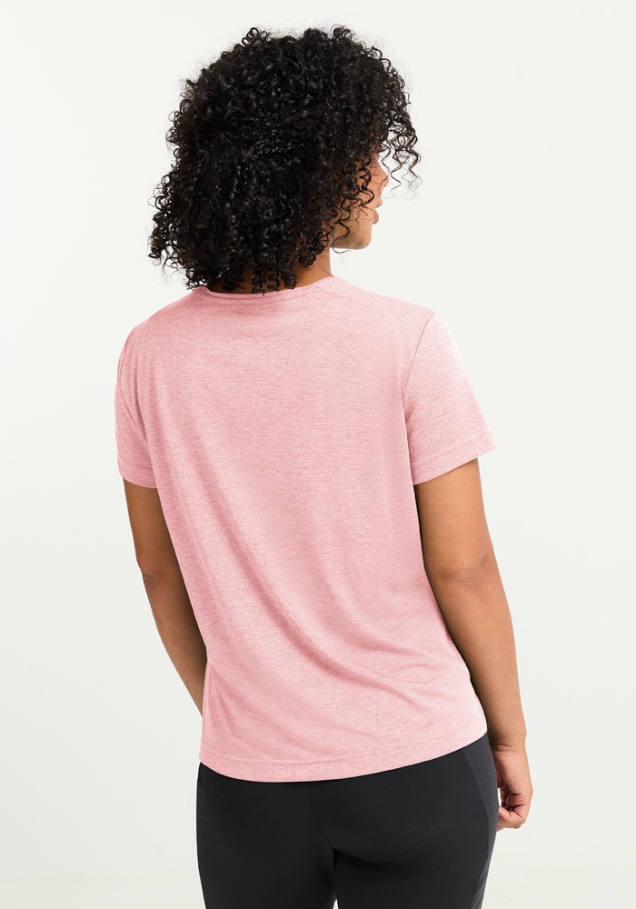 Jack Wolfskin Funktionsshirt »WILDTRAIL T W« mit V-Ausschnitt, aus Polyester, normale Länge, Kurzarm