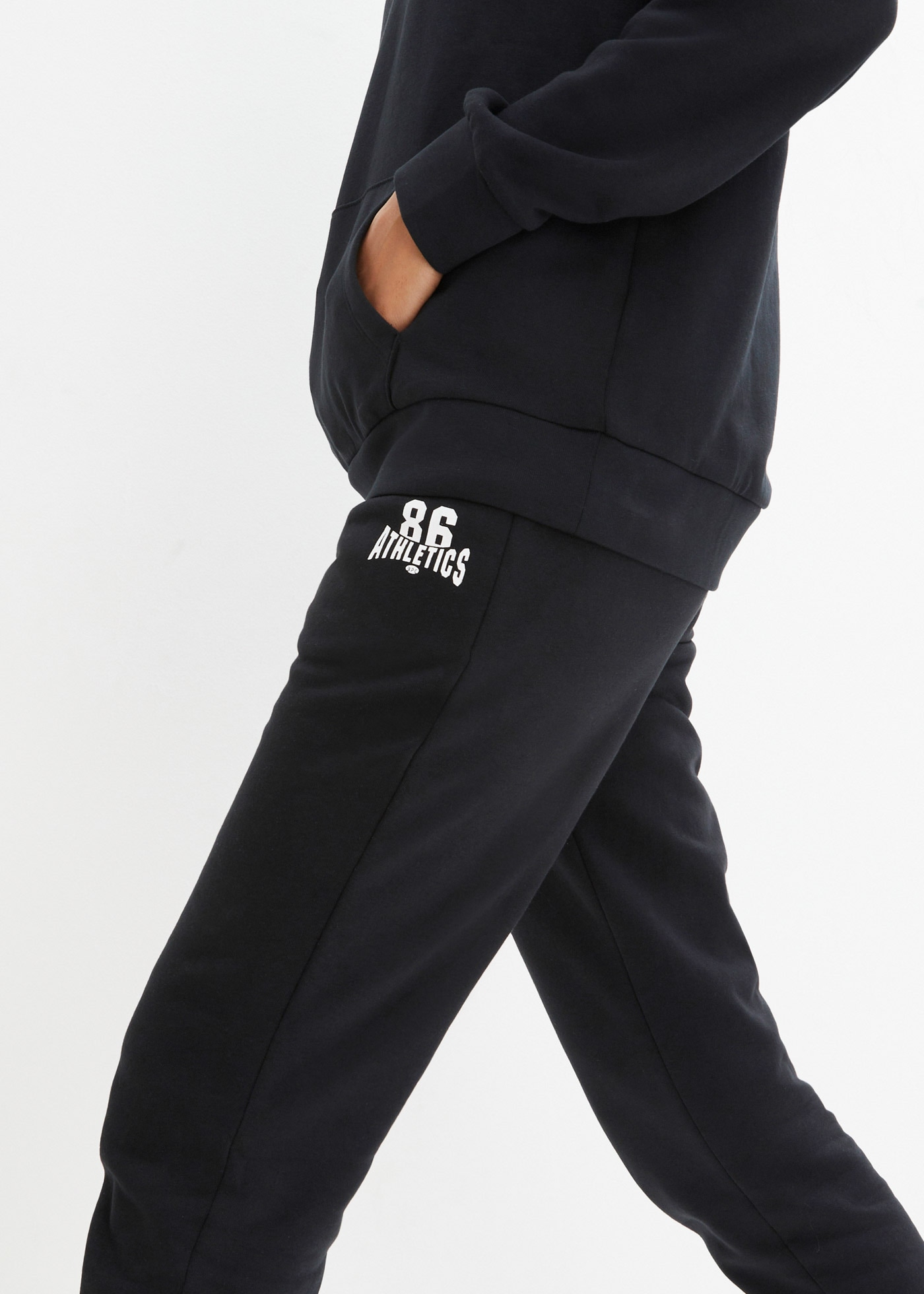 bonprix Jogginganzug Jogginganzug mit Baumwolle (2-tlg)