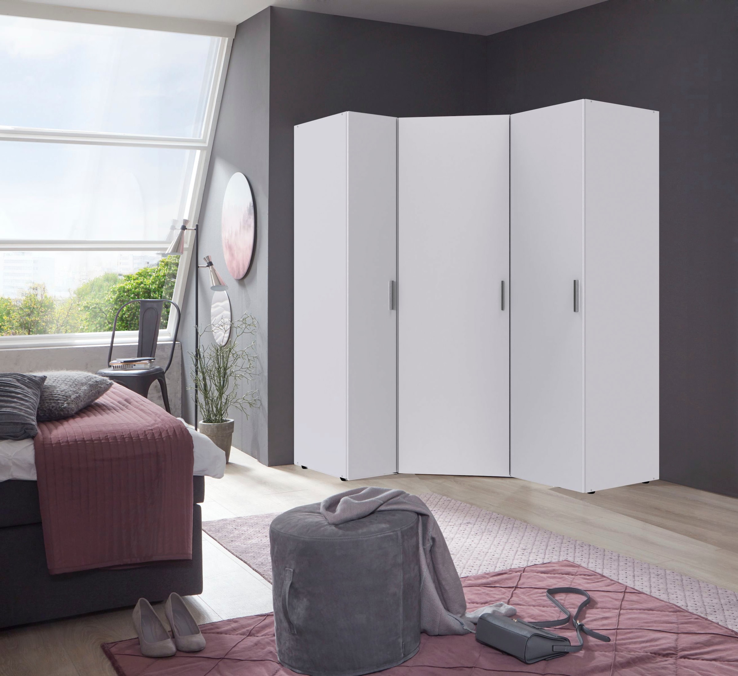 Wimex Schranksystem »Münster«, (Spar-Set, 3tlg: Eckschrank+ 2 Schränke 30cm und 50cm breit), Mehrzweckschrank