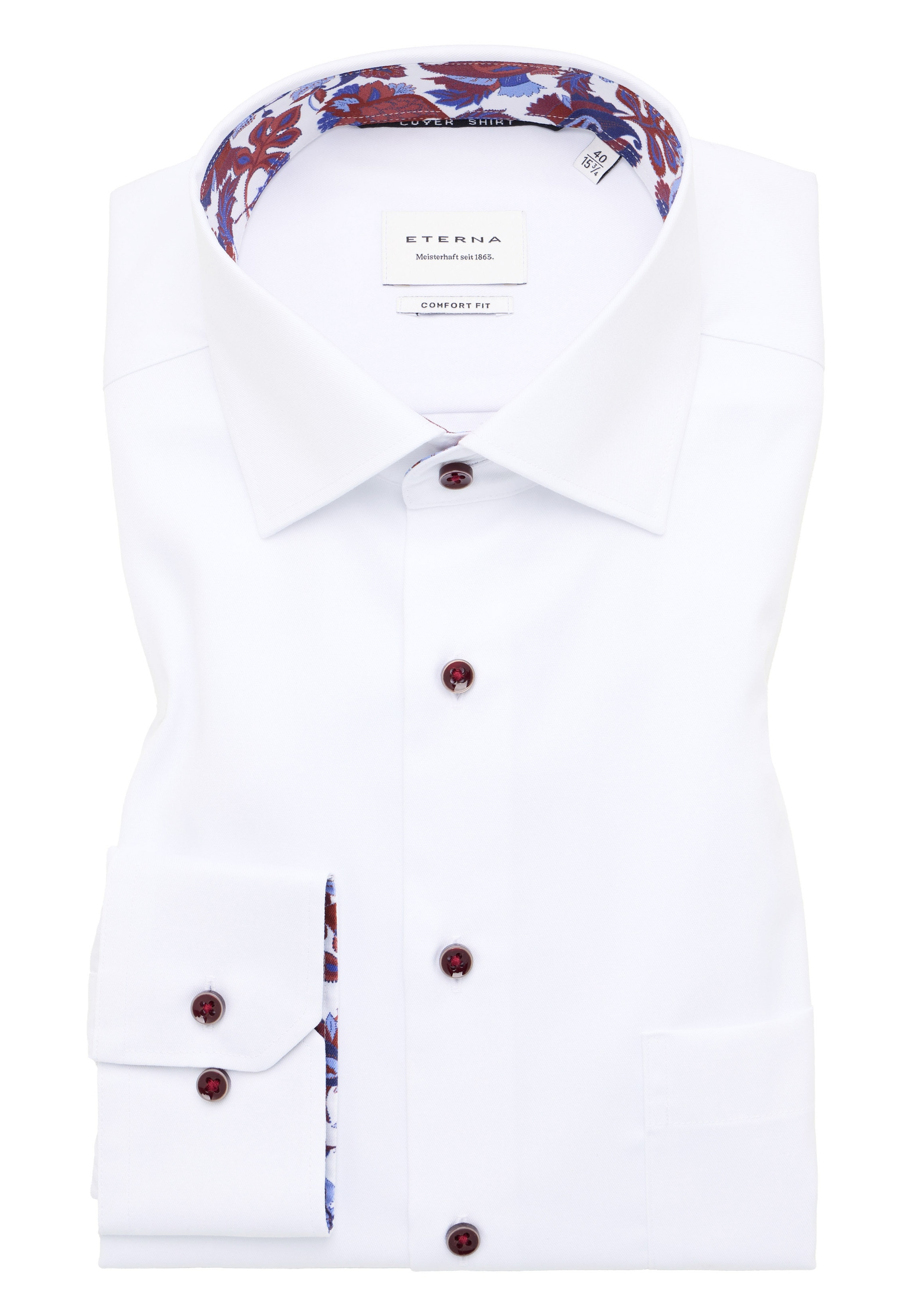 Eterna Langarmhemd »COMFORT FIT«, NON IRON (bügelfrei)