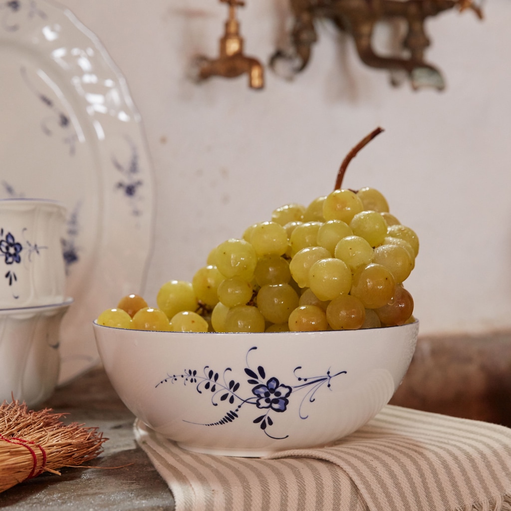 Villeroy & Boch Schale »Schälchen Vieux Luxembourg 150 ml 4er Set weiß-blau«