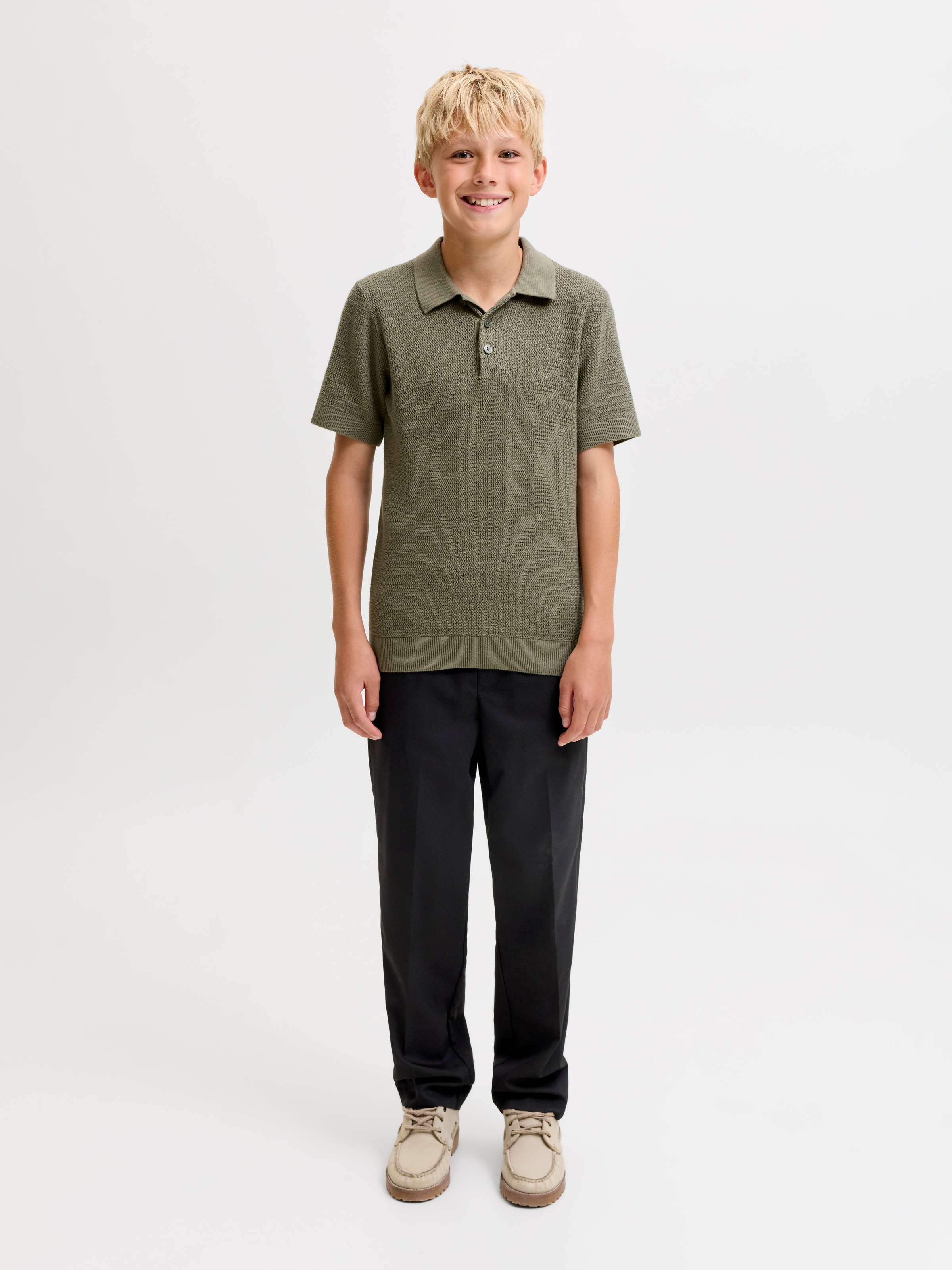 Jack & Jones Junior Sweathose »JPSTKANE TOBY JOGGER NOOS JNR«  Materialmix, regular fit
