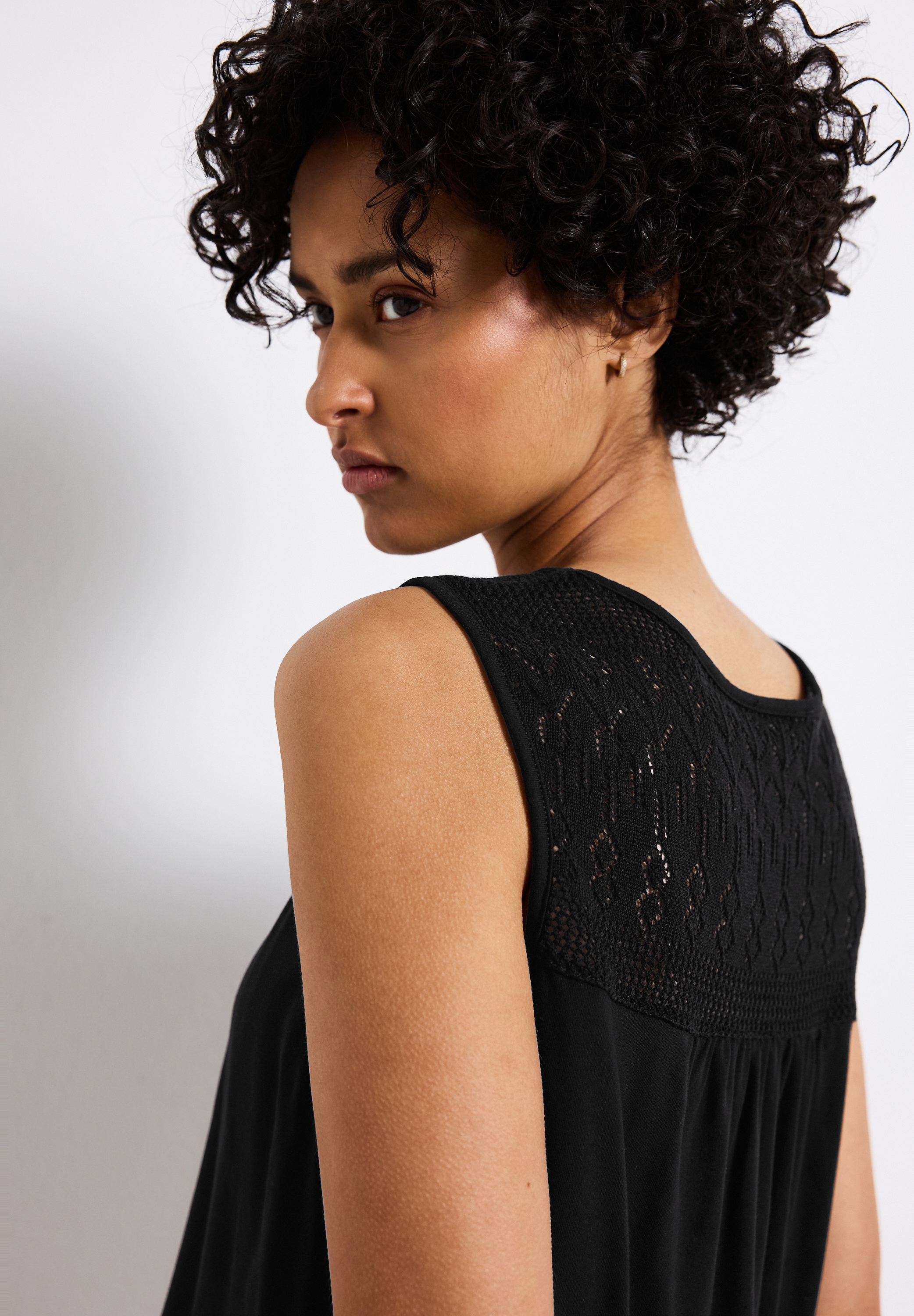 STREET ONE Shirttop, mit Ajour Details