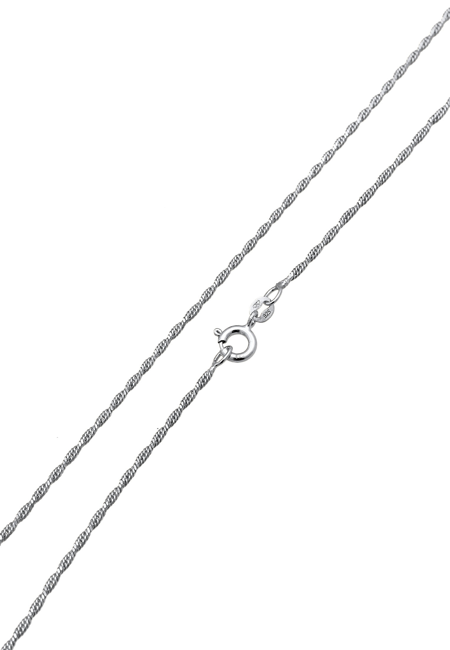 Kuzzoi Silberkette »Halskette Herren Kordelkette Gedreht Twisted 925 Silber«