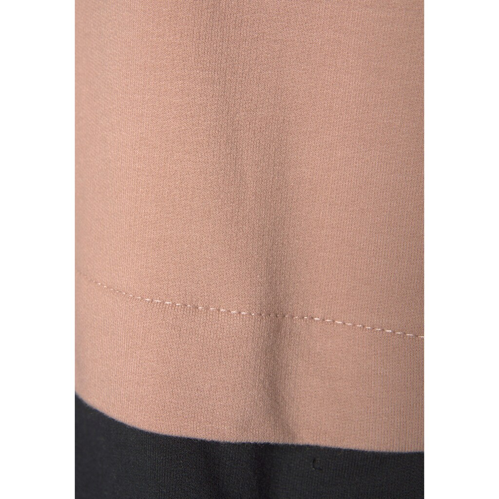Bench. Kapuzensweatshirt, in Color-Block-Optik