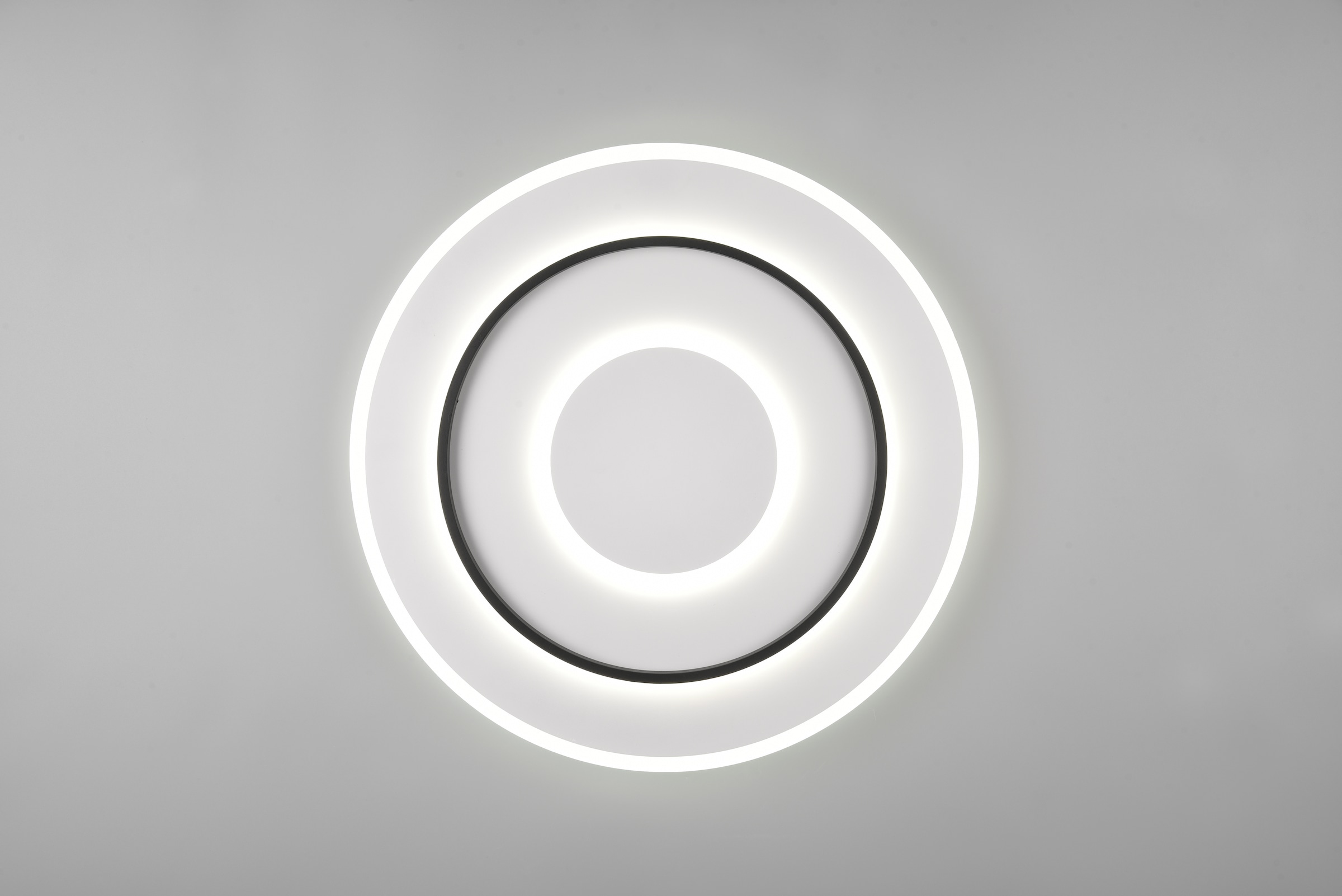 REALITY Leuchten LED Deckenleuchte »JORA, Deckenlampe Schlafzimmer mit Sleep Timer, Nachtlicht, dimmbar,« LED-Board 1 Stk. warmweiß - kaltweiß Lichtfarbe einstellbar CCT, Memoryfunktion, inkl Fernbedienung