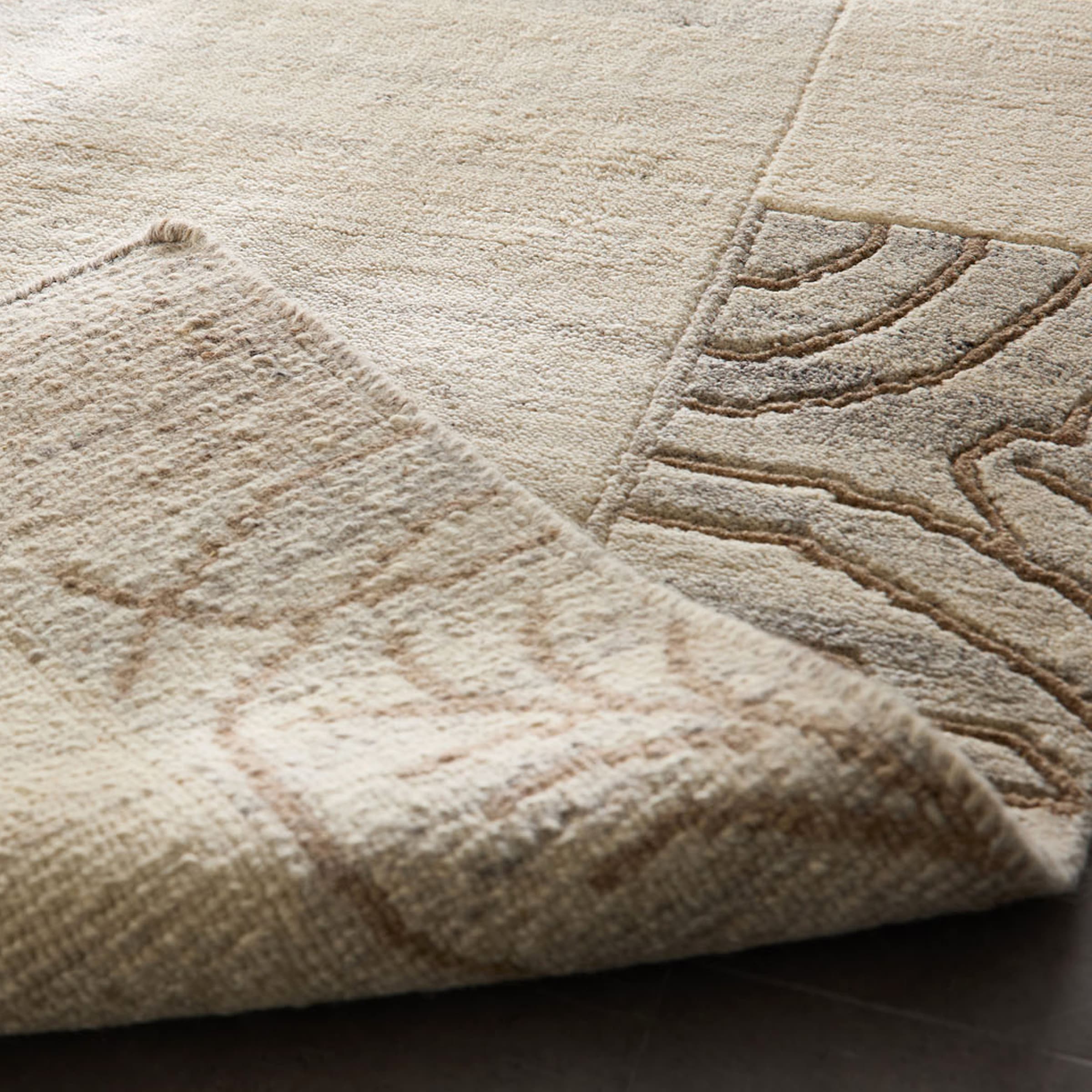 THEKO Wollteppich »Nakarta« rechteckig 12 mm Höhe reine Wolle, handgeknüpft, mit Bordüre