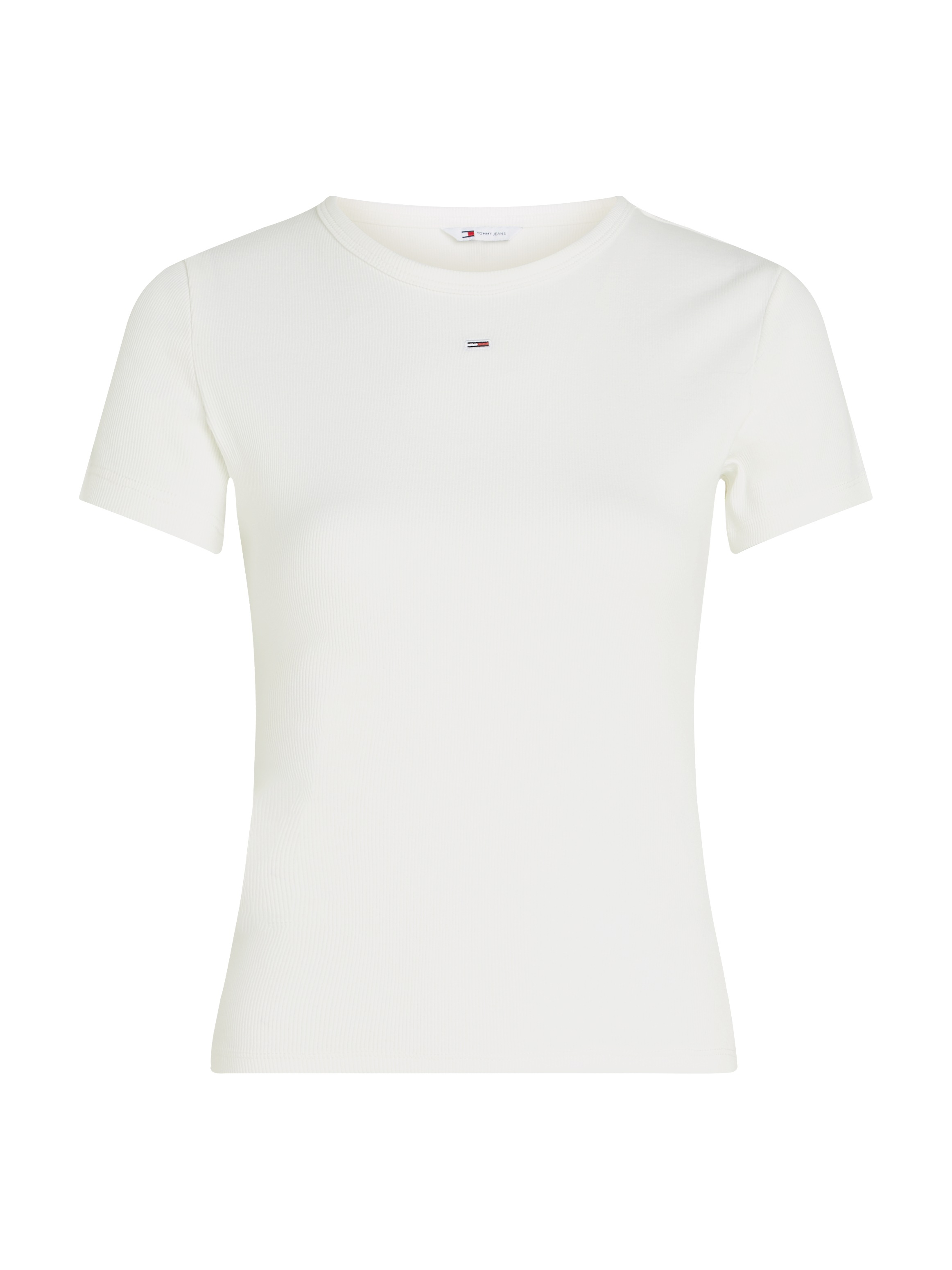 Tommy Jeans T-Shirt »TJW 2PACK SLIM ESSENTIAL RIB SS«, (Packung, 3 tlg., 2er-Pack), mit Logostickerei
