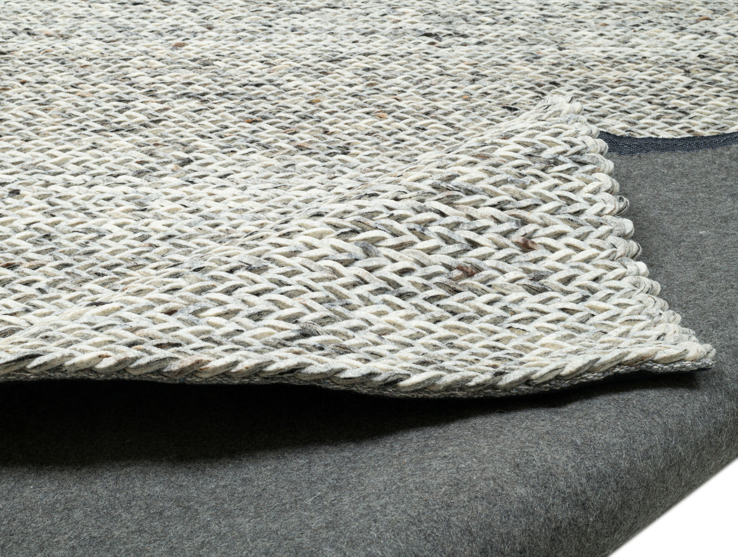 THEKO Wollteppich »Arlberg«, rechteckig, 23 mm Höhe, reine Wolle, Strickoptik, ideal im Wohnzimmer & Schlafzimmer