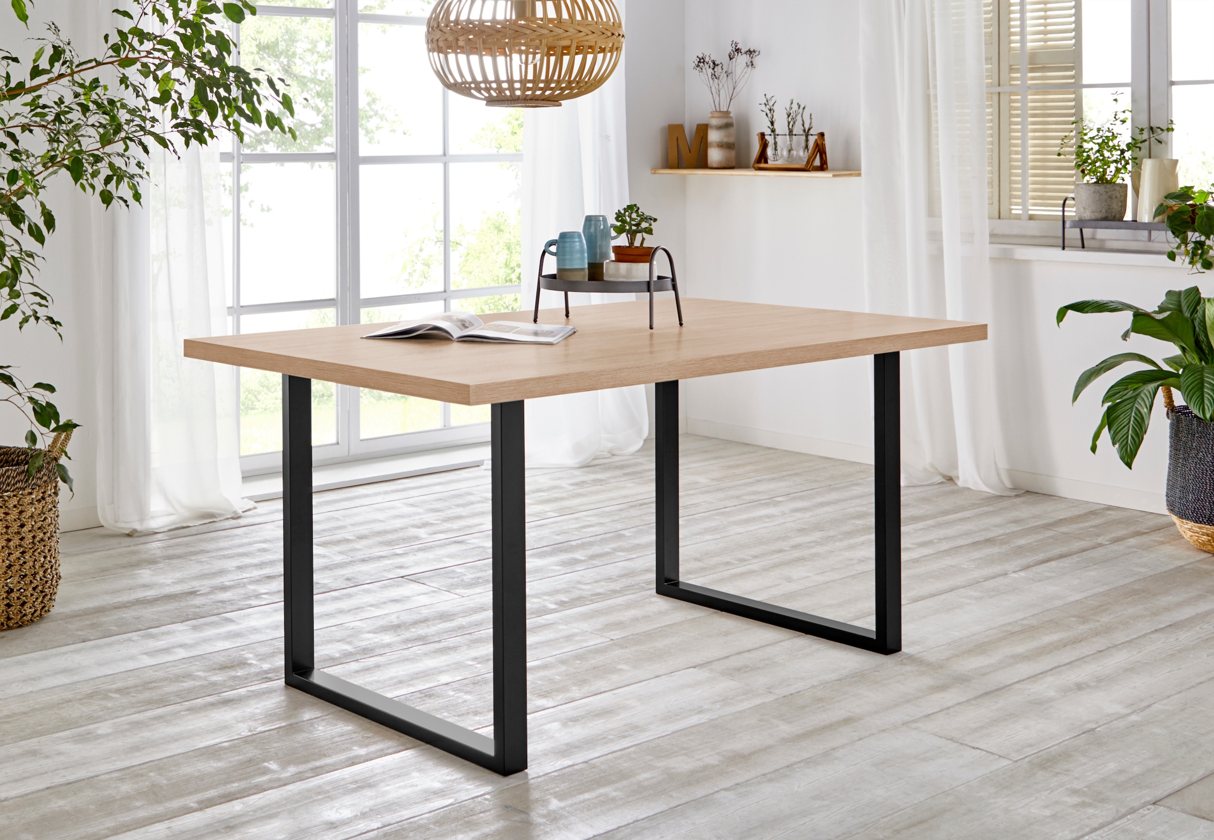 FORTE Esstisch, Breite 140 cm