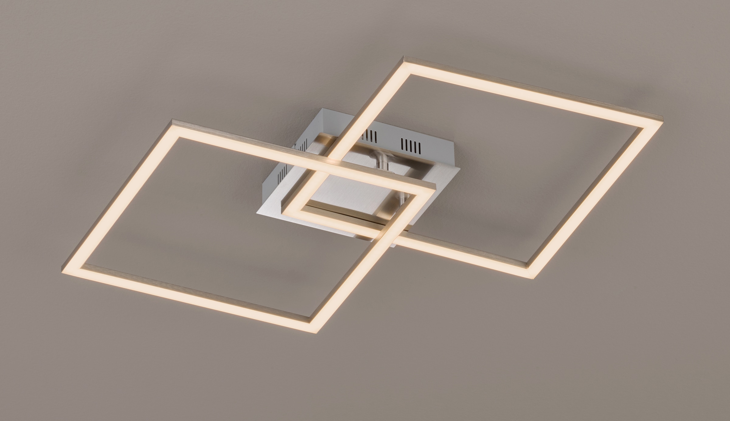 EGLO LED Deckenleuchte »Palmaves«, 1 flammig-flammig, Deckenlampe Weiß, mit  Fernbedienung, Nachtlicht, dimmbar, Lampe online kaufen | mit 3 Jahren XXL  Garantie