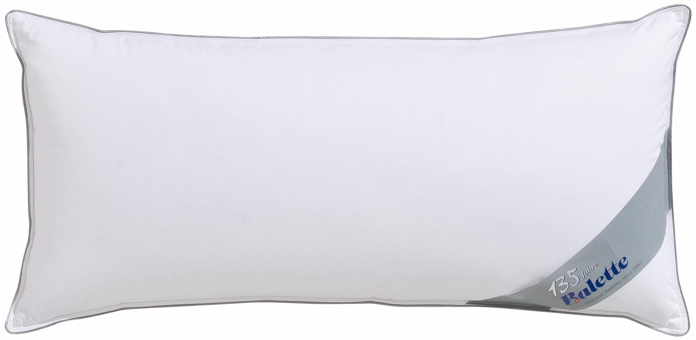 Balette Federkissen "Lena, natürlicher Schlafkomfort, Made in Germany" Füllung: 100% Federn 1 Stk. tlg. Kopfkissen 40x80 cm, 80x80 cm, allergikergeeignet, Made in Germany