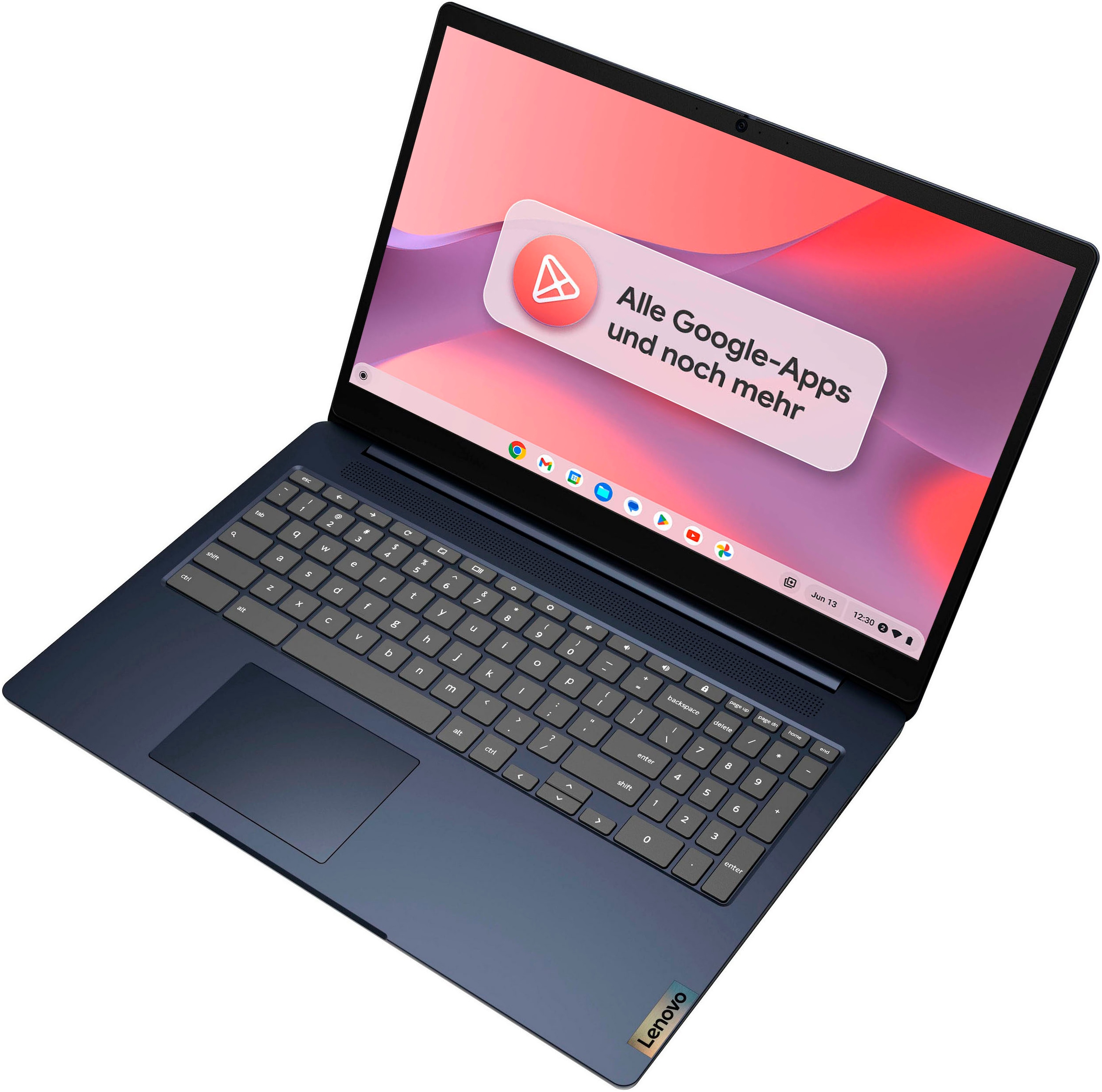 Lenovo Chromebook »IdeaPad 3 Chrome 15IJL6 8GB RAM / 128GB eMMC«, 39,6 cm, / 15,6 Zoll, Intel, Celeron, UHD Graphics, ChromeOS, Clamshell Laptop with Full HD Panel