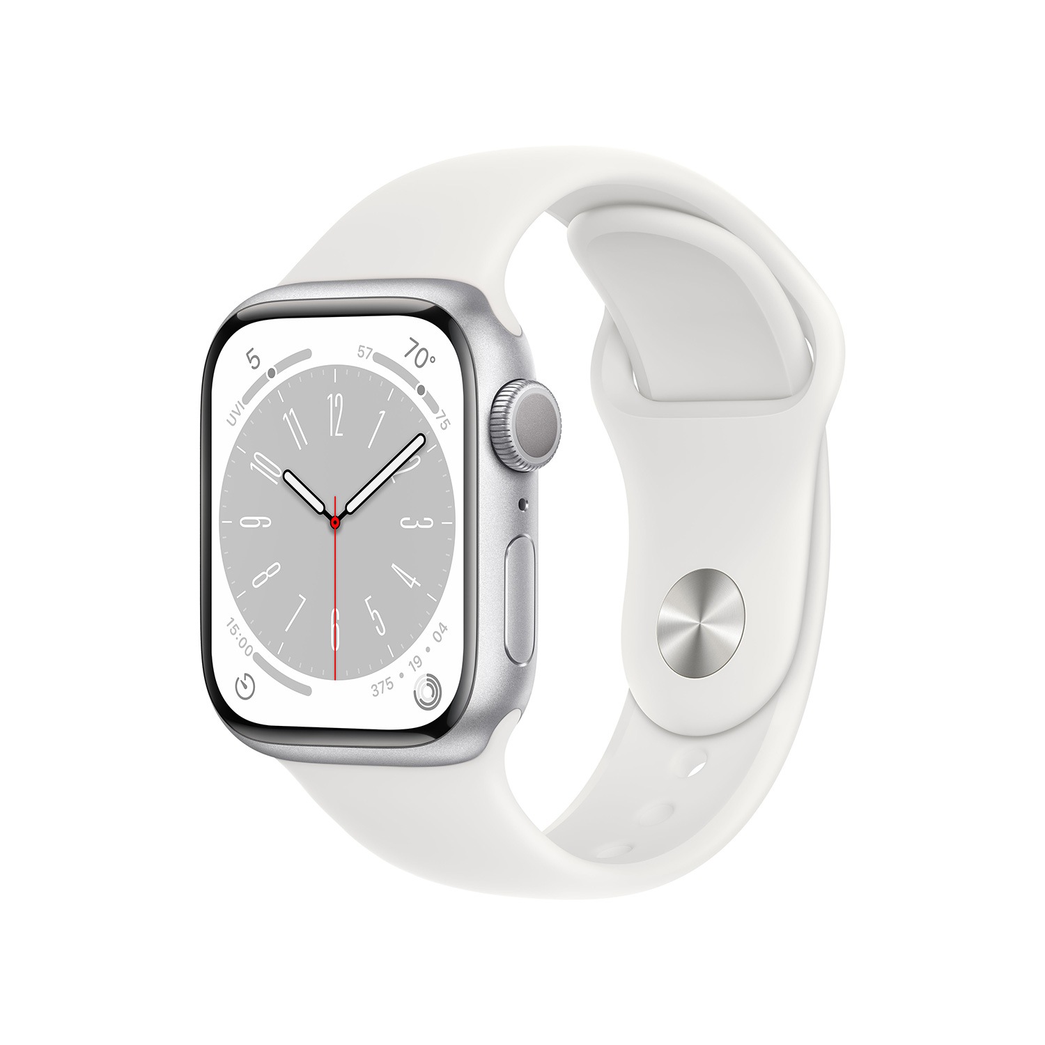 Apple Smartwatch »Series 8, GPS, Aluminium-Gehäuse, 45 mm mit Sportarmband«, (Watch OS) kaufen