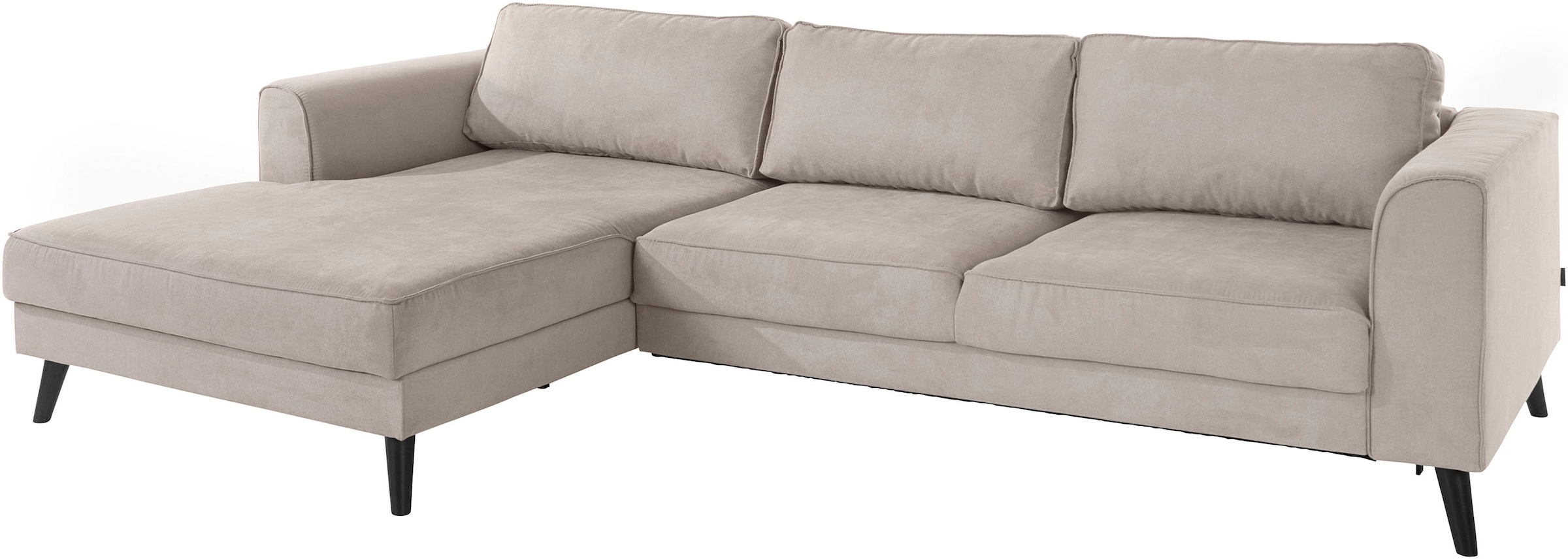 INOSIGN Ecksofa »Lumber Jack, elegant und bequem, Breite 280, hoher Fuß, L-Form«, in moderner Optik