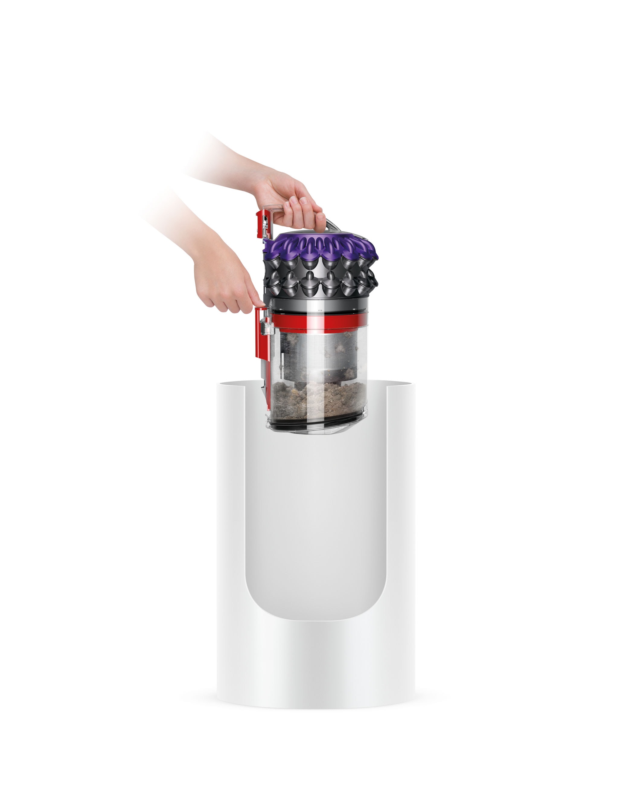 DYSON Bodenstaubsauger »Dyson Big Ball™ Parquet 2 (Nickel/Violett)«, 600 W, beutellos