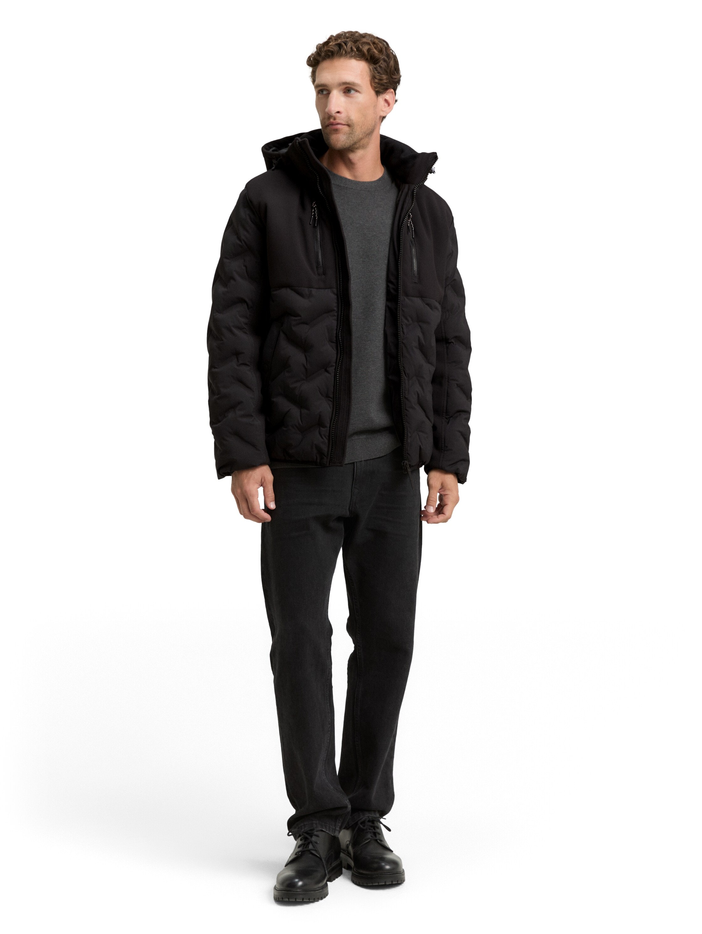 TOM TAILOR Steppjacke mit Kapuze mit Kapuze