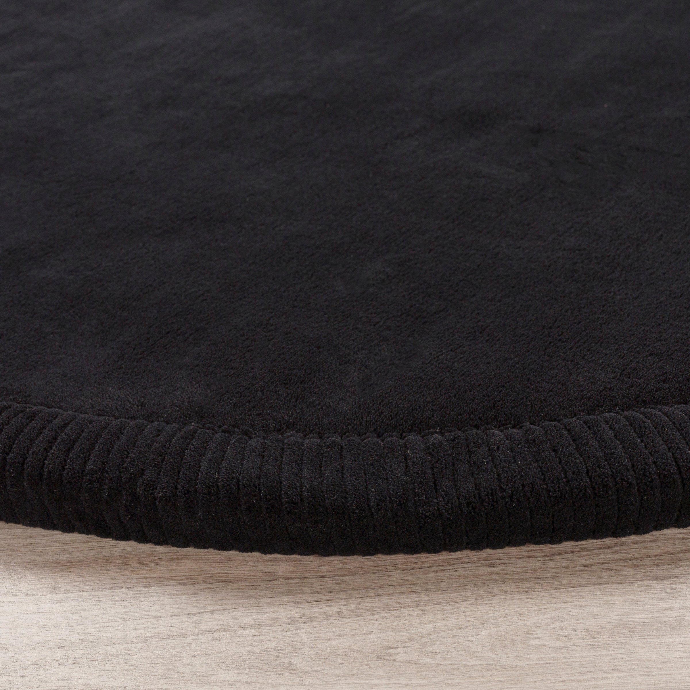 Paco Home Teppich »Tatami 475«, rund, 24 mm Höhe, Kurzflor, Uni Farben, mit Memory Foam, waschbar