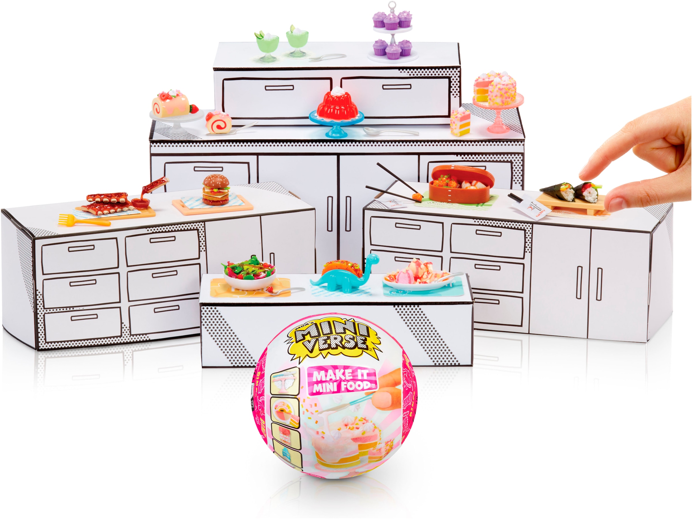 MGA ENTERTAINMENT Kreativset »MGA's Miniverse - Make It Mini Foods: Diner Series 3A«