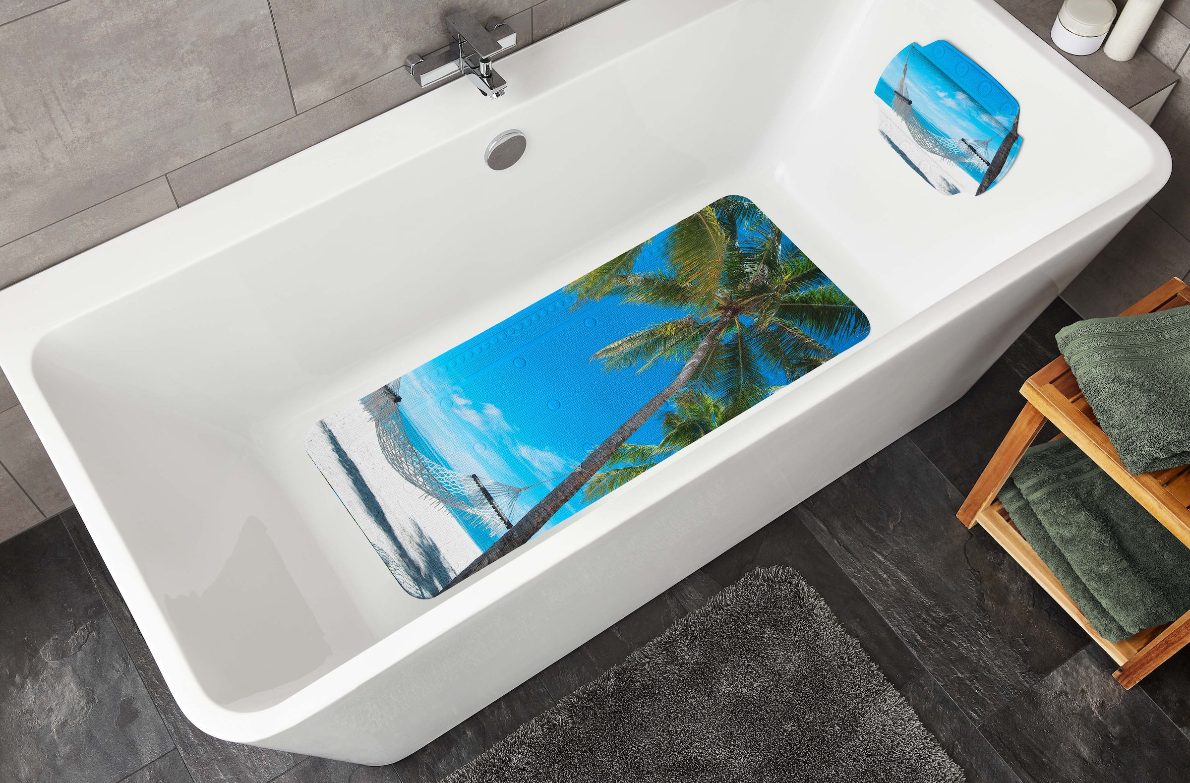 Kleine Wolke Nackenkissen »» Bahamas««, Nackenpolster für die Wanne