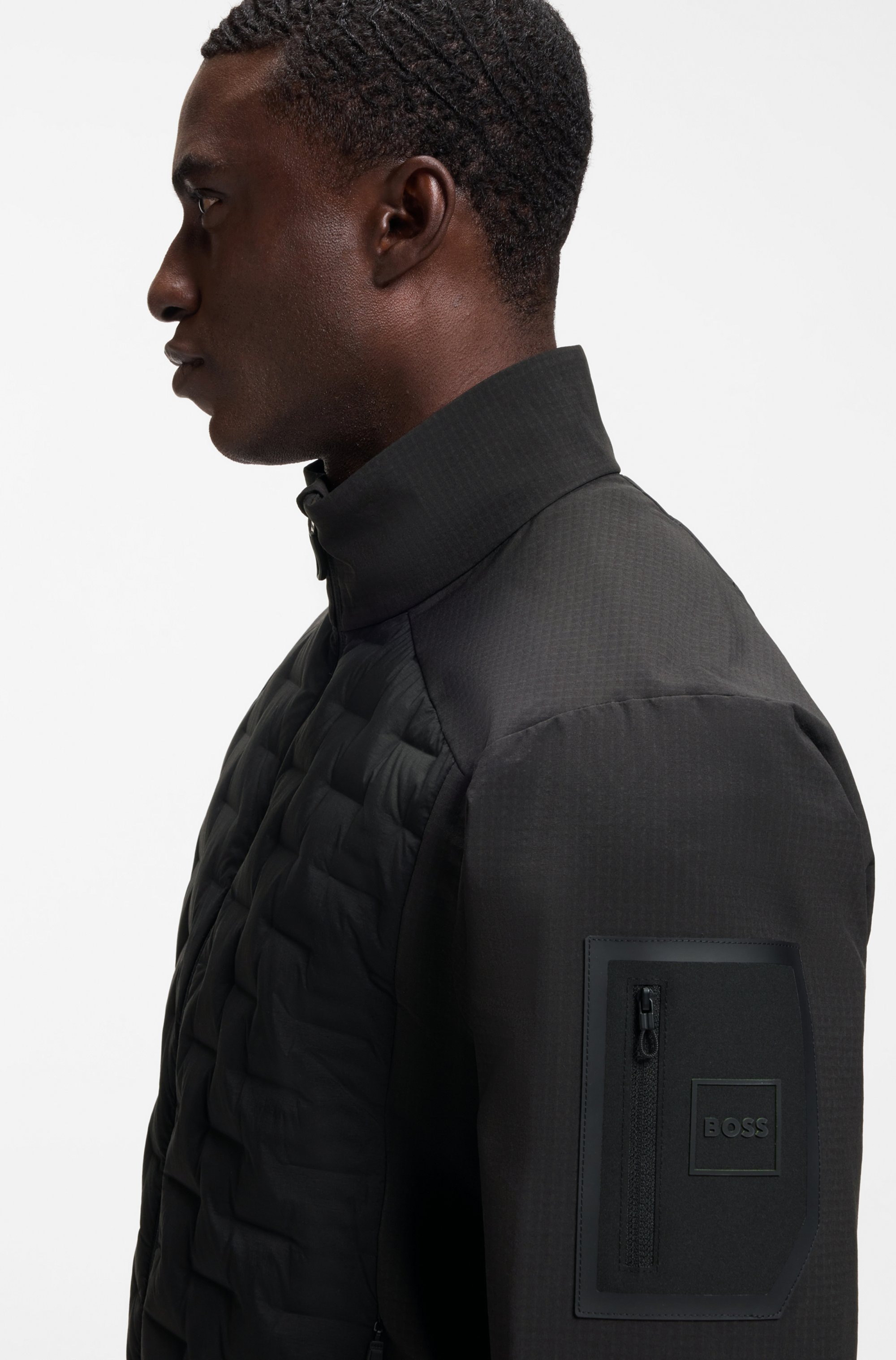 BOSS GREEN Hybridjacke »T-DownHybrid HD2« aus Bi-Stretch-Material, gefüttert
