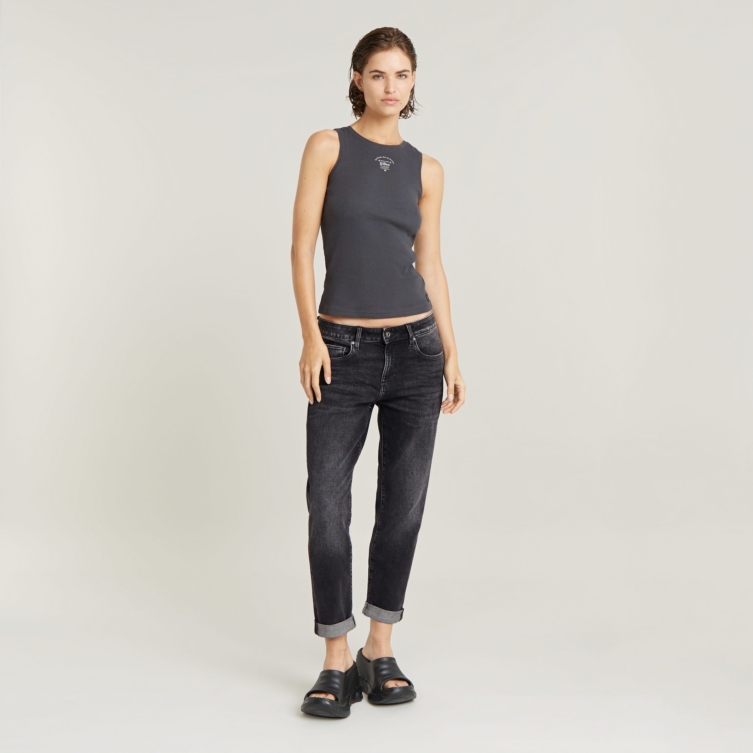 G-STAR Shirttop »Racerback ribbed slim tank top wmn«