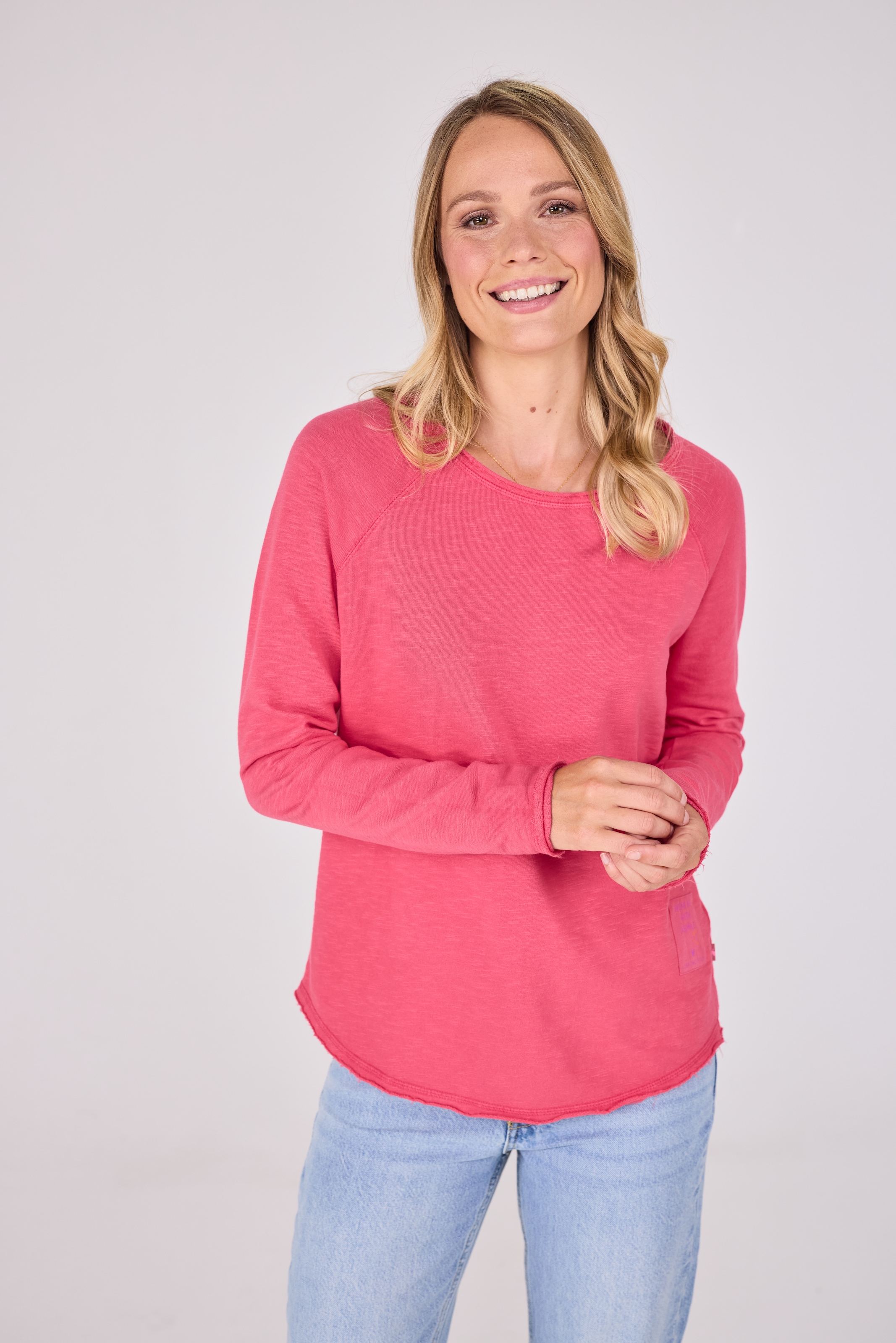 Sweatshirt »CathrinaEP«, mit Rollkanten