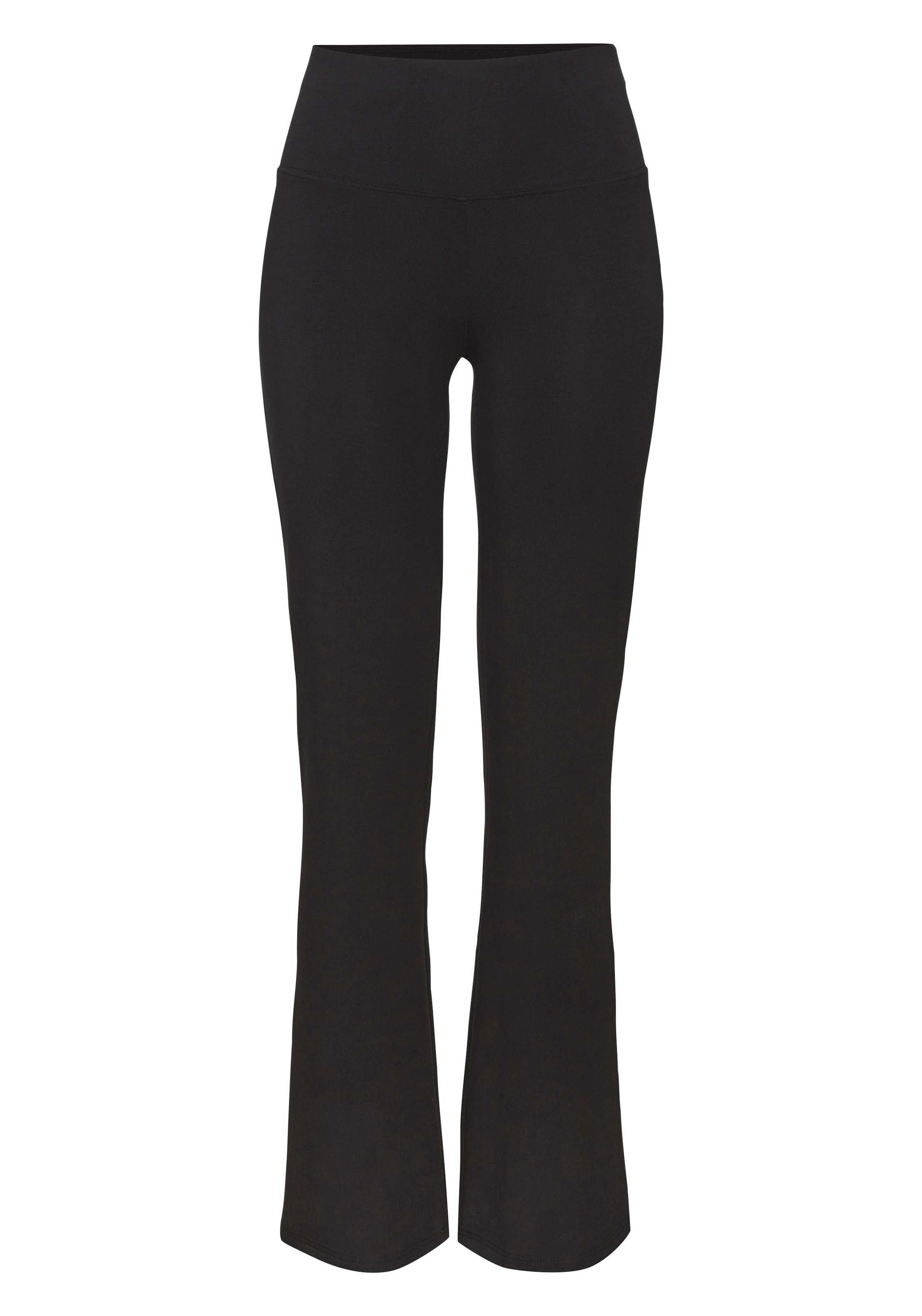 LASCANA ACTIVE Leggings, Breites Bündchen und ausgestellte Beine
