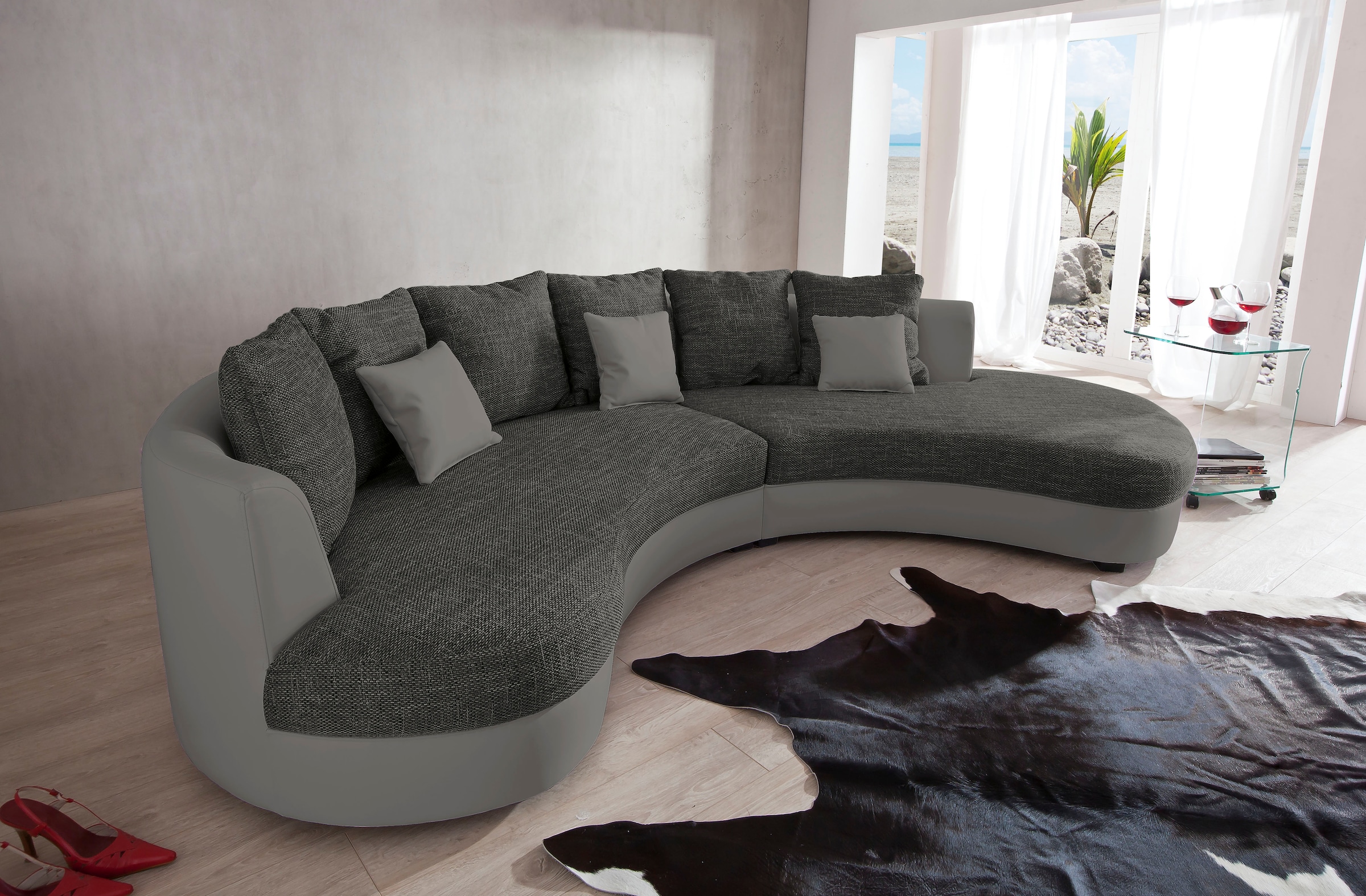 INOSIGN Ecksofa »Limoncello L-Form«, ergonomische Form