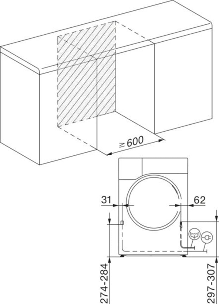 Miele Wärmepumpentrockner »TSH783WP EcoSpeed&9kg«
